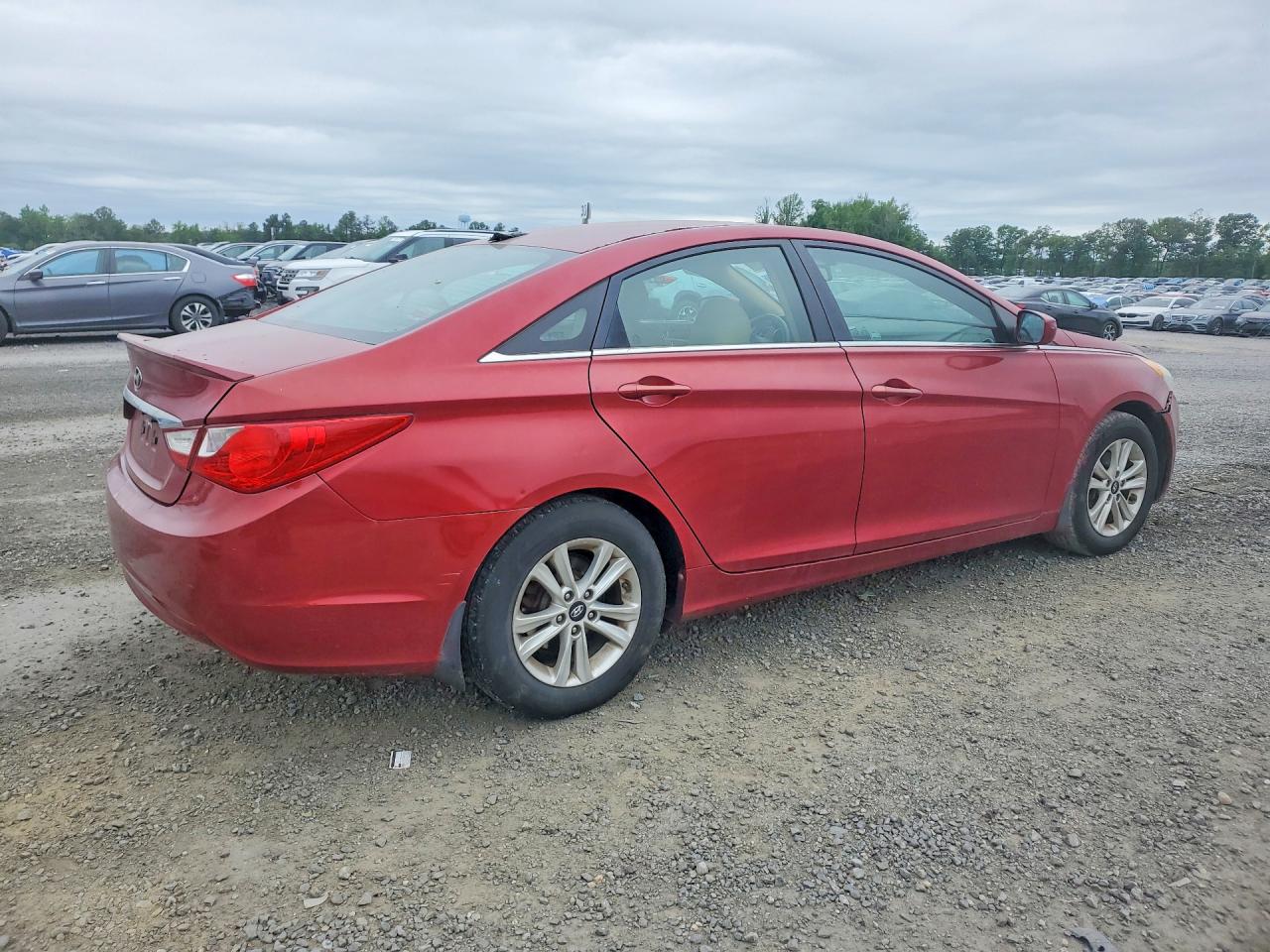 2013 Hyundai Sonata Gls Red vin: 5NPEB4AC6DH745912