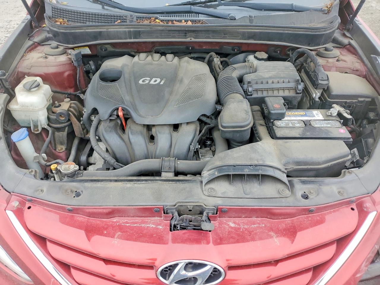 2013 Hyundai Sonata Gls Red vin: 5NPEB4AC6DH745912