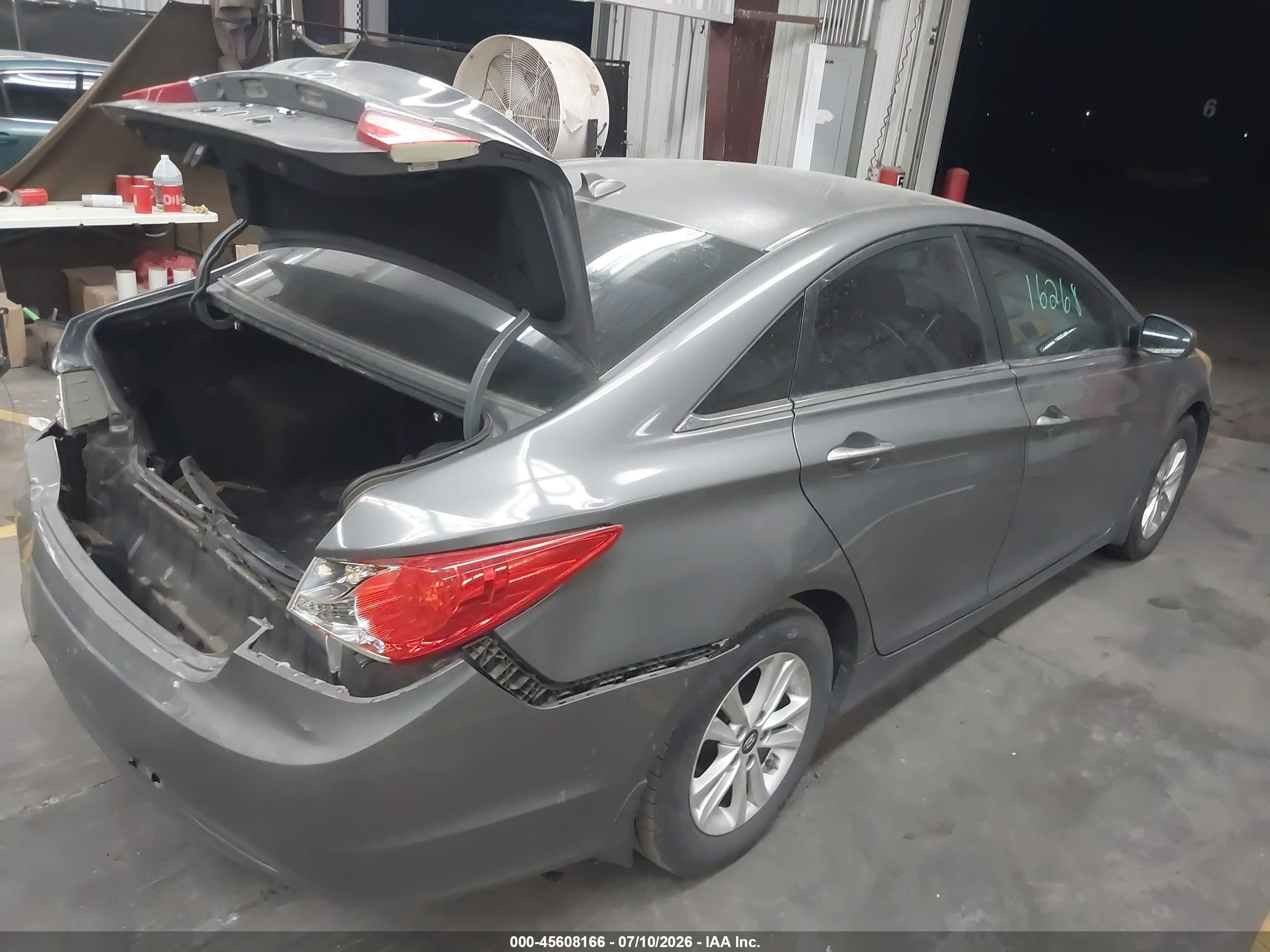 2013 Hyundai Sonata Gls Gray vin: 5NPEB4AC6DH746378