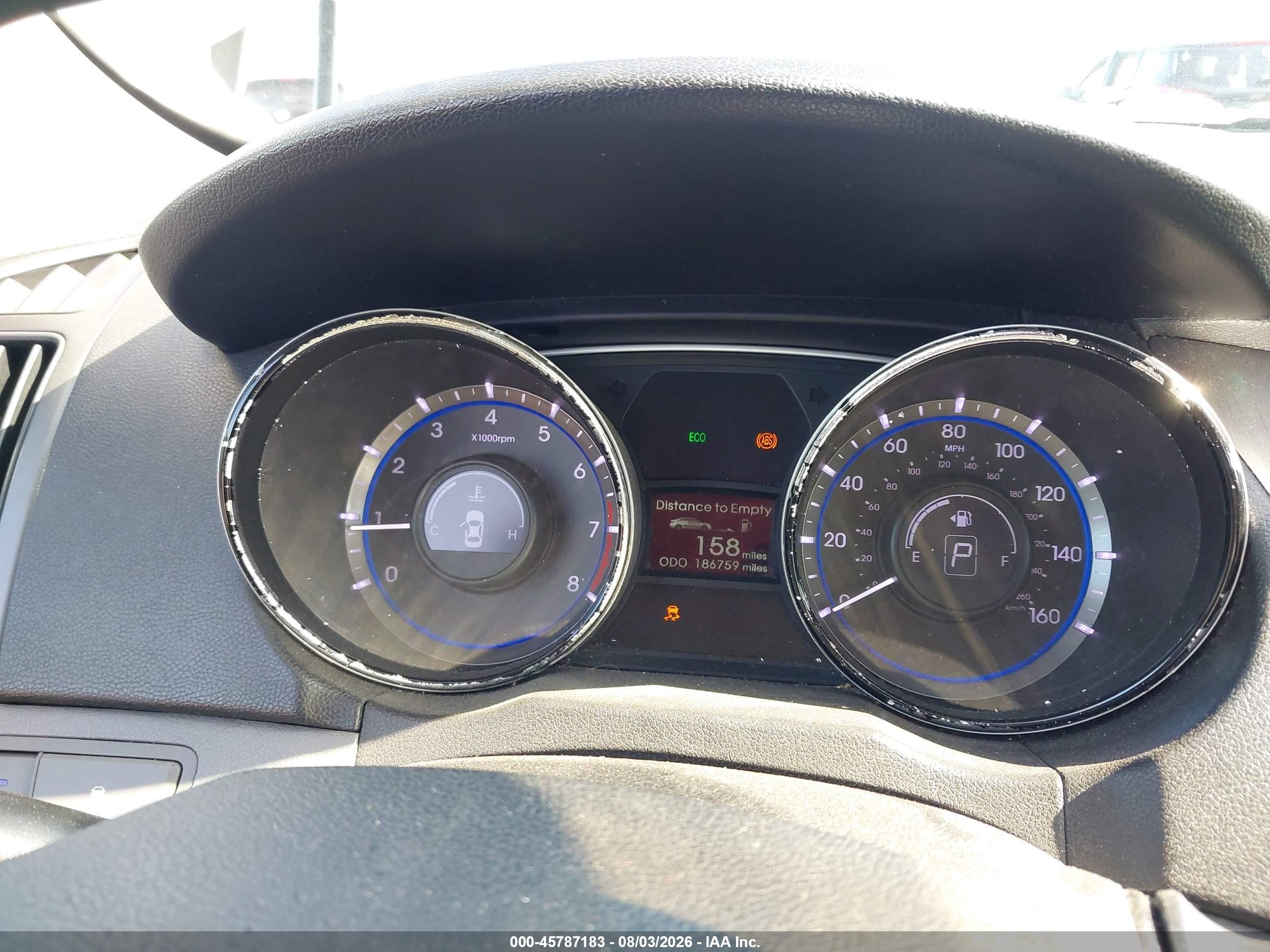 2013 Hyundai Sonata Gls Gray vin: 5NPEB4AC6DH750446
