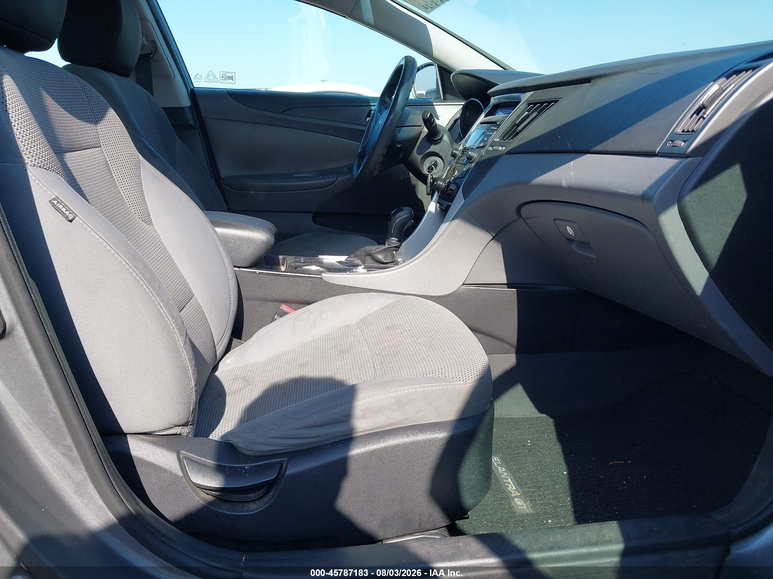 2013 Hyundai Sonata Gls Gray vin: 5NPEB4AC6DH750446