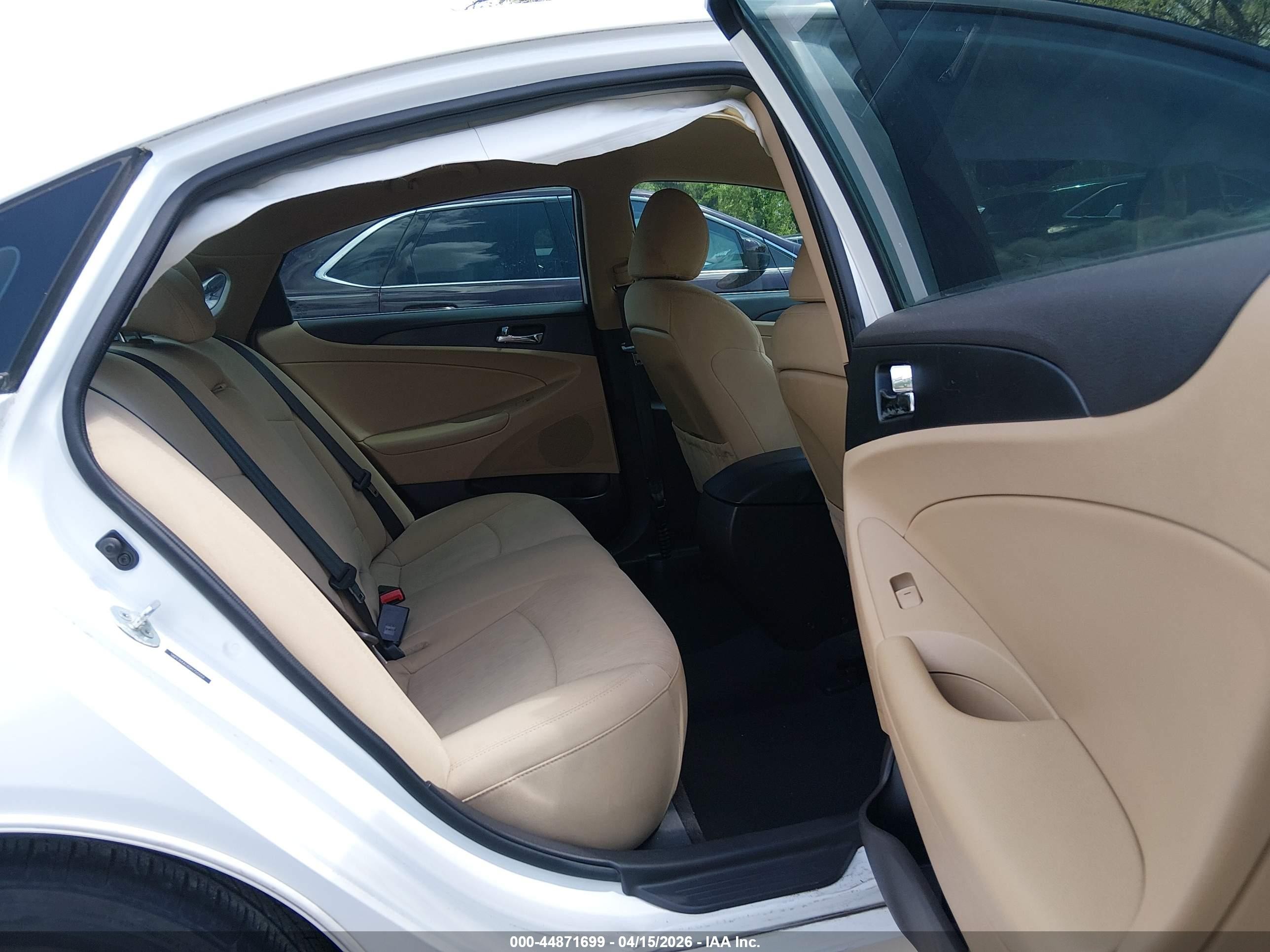 2013 Hyundai Sonata Gls White vin: 5NPEB4AC6DH755551