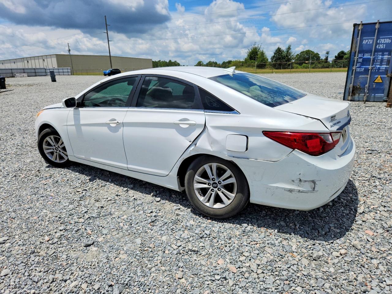 2013 Hyundai Sonata Gls White vin: 5NPEB4AC6DH758983