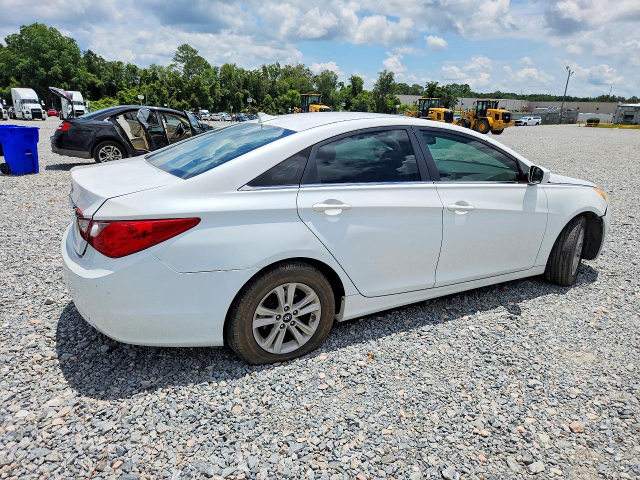 2013 Hyundai Sonata Gls White vin: 5NPEB4AC6DH758983