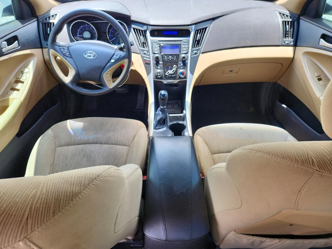 2013 Hyundai Sonata Gls White vin: 5NPEB4AC6DH758983