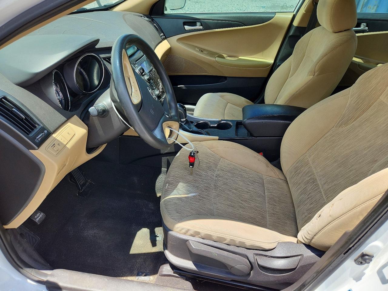 2013 Hyundai Sonata Gls White vin: 5NPEB4AC6DH758983