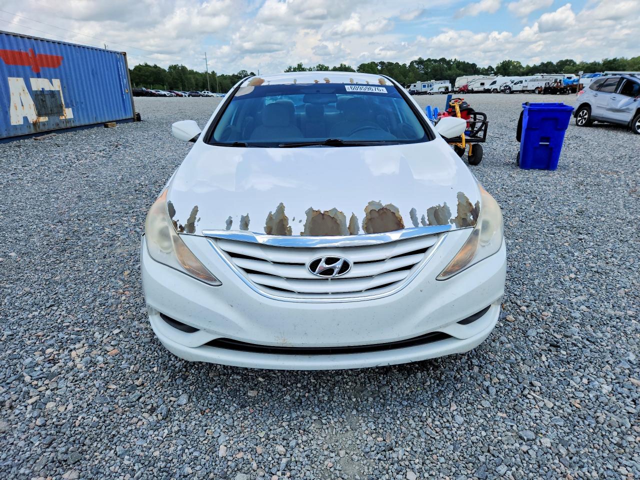 2013 Hyundai Sonata Gls White vin: 5NPEB4AC6DH758983