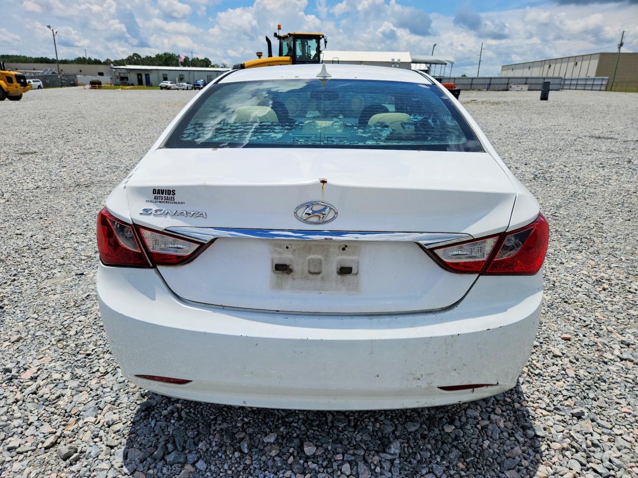 2013 Hyundai Sonata Gls White vin: 5NPEB4AC6DH758983