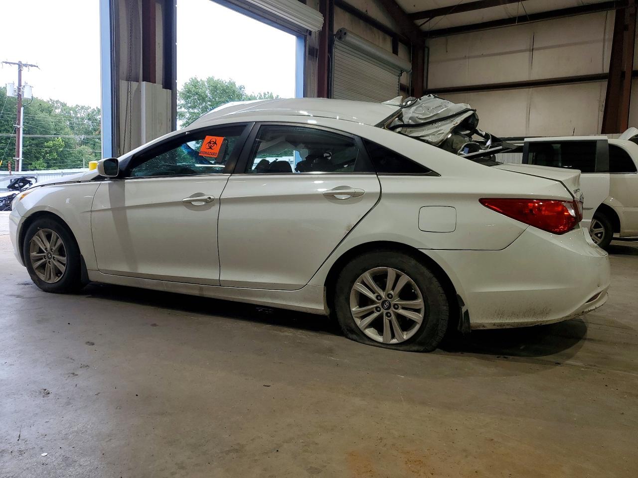 2013 Hyundai Sonata Gls White vin: 5NPEB4AC6DH762452