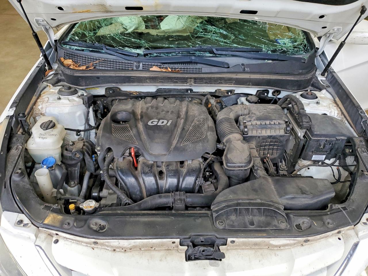 2013 Hyundai Sonata Gls White vin: 5NPEB4AC6DH762452