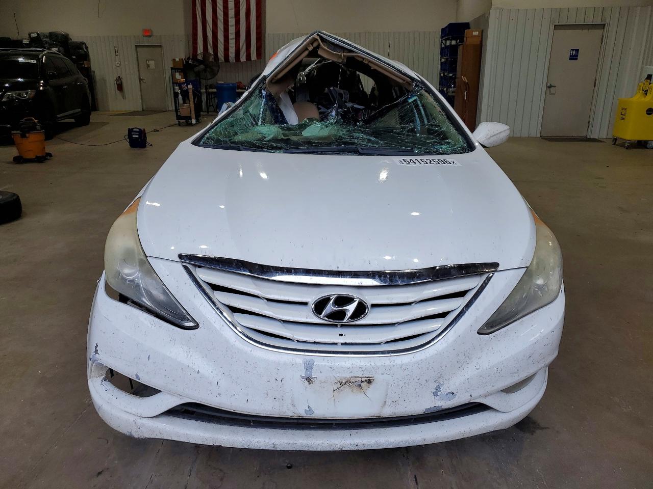 2013 Hyundai Sonata Gls White vin: 5NPEB4AC6DH762452