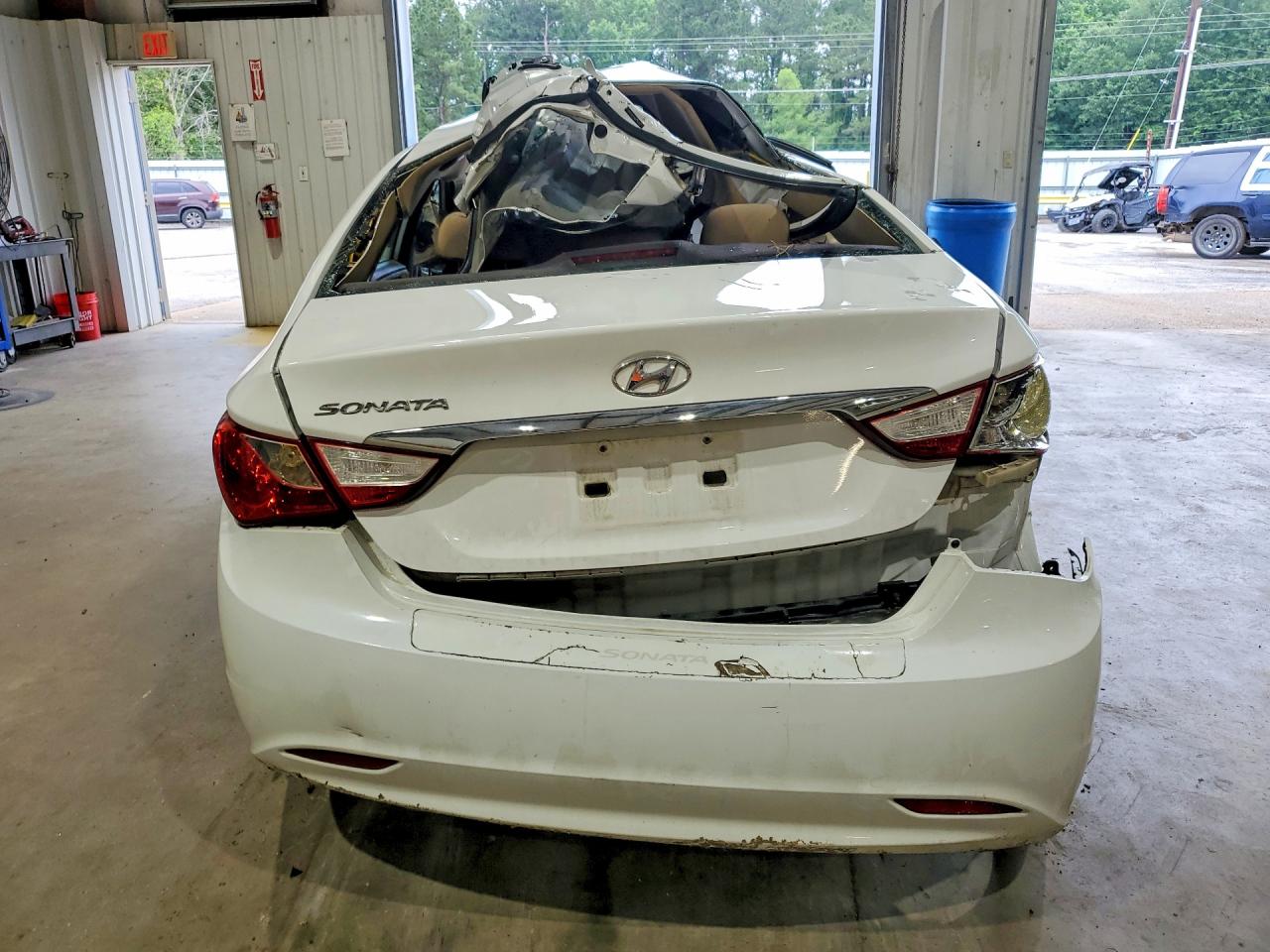 2013 Hyundai Sonata Gls White vin: 5NPEB4AC6DH762452