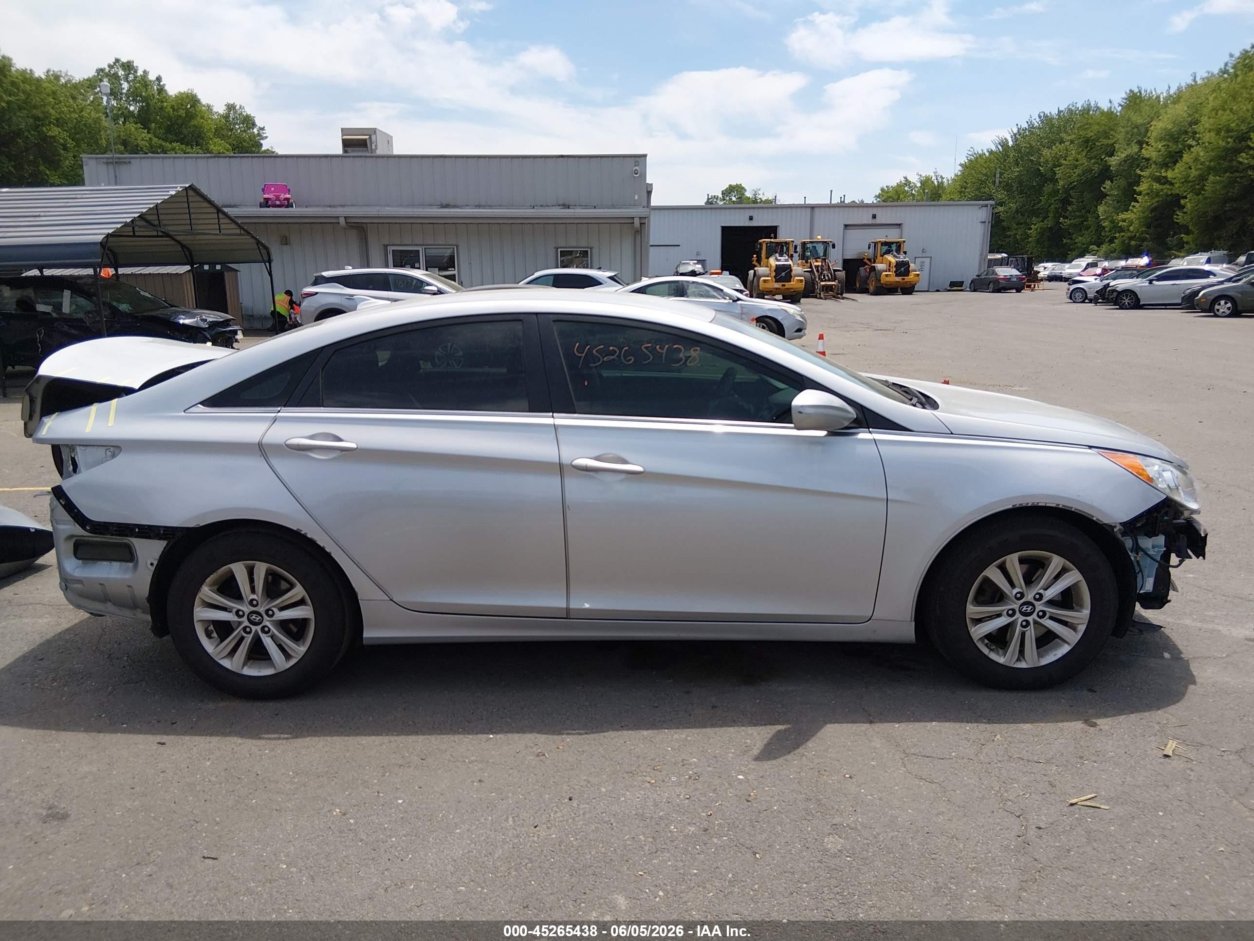 2013 Hyundai Sonata Gls Silver vin: 5NPEB4AC6DH768252