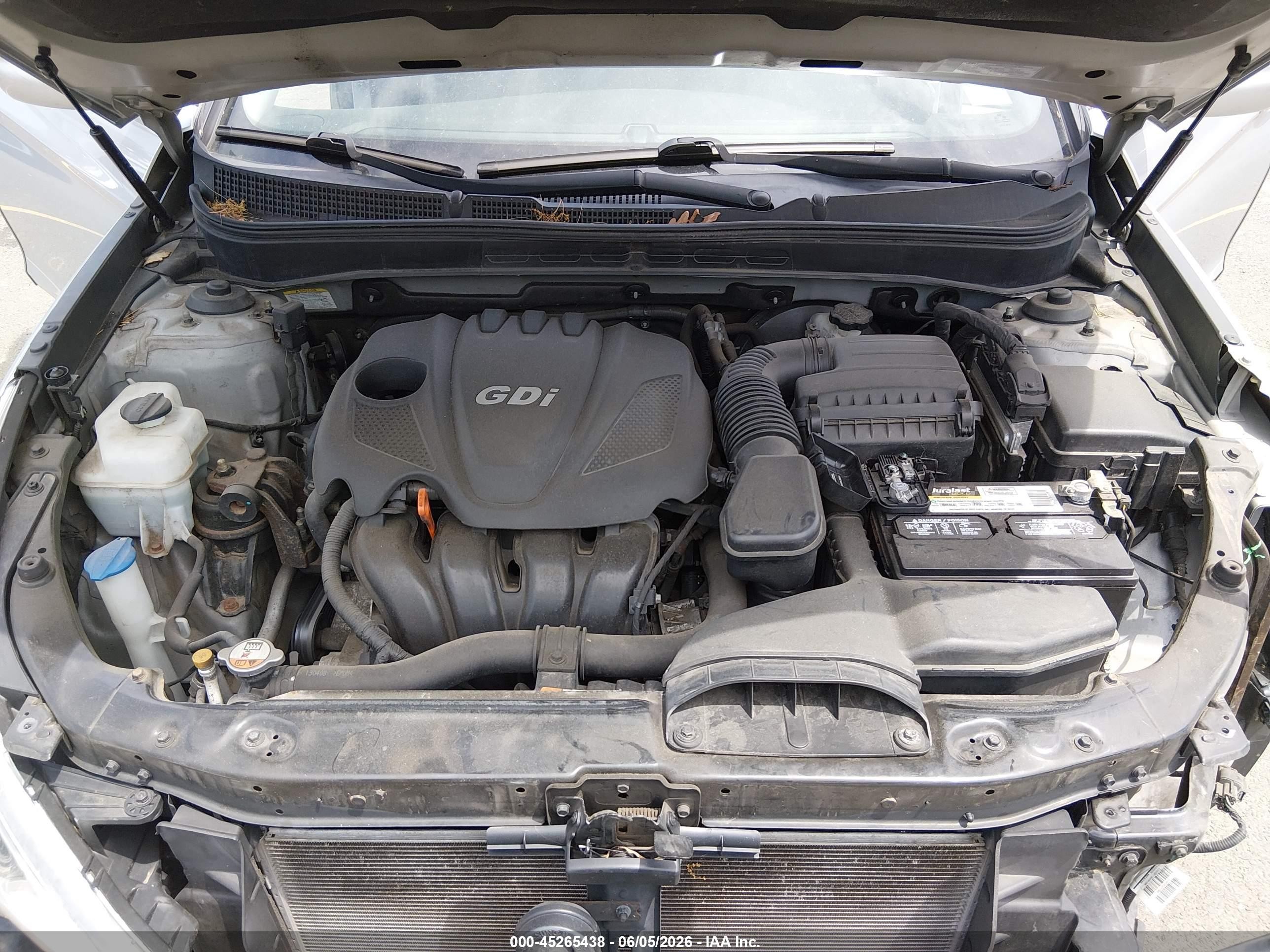 2013 Hyundai Sonata Gls Silver vin: 5NPEB4AC6DH768252