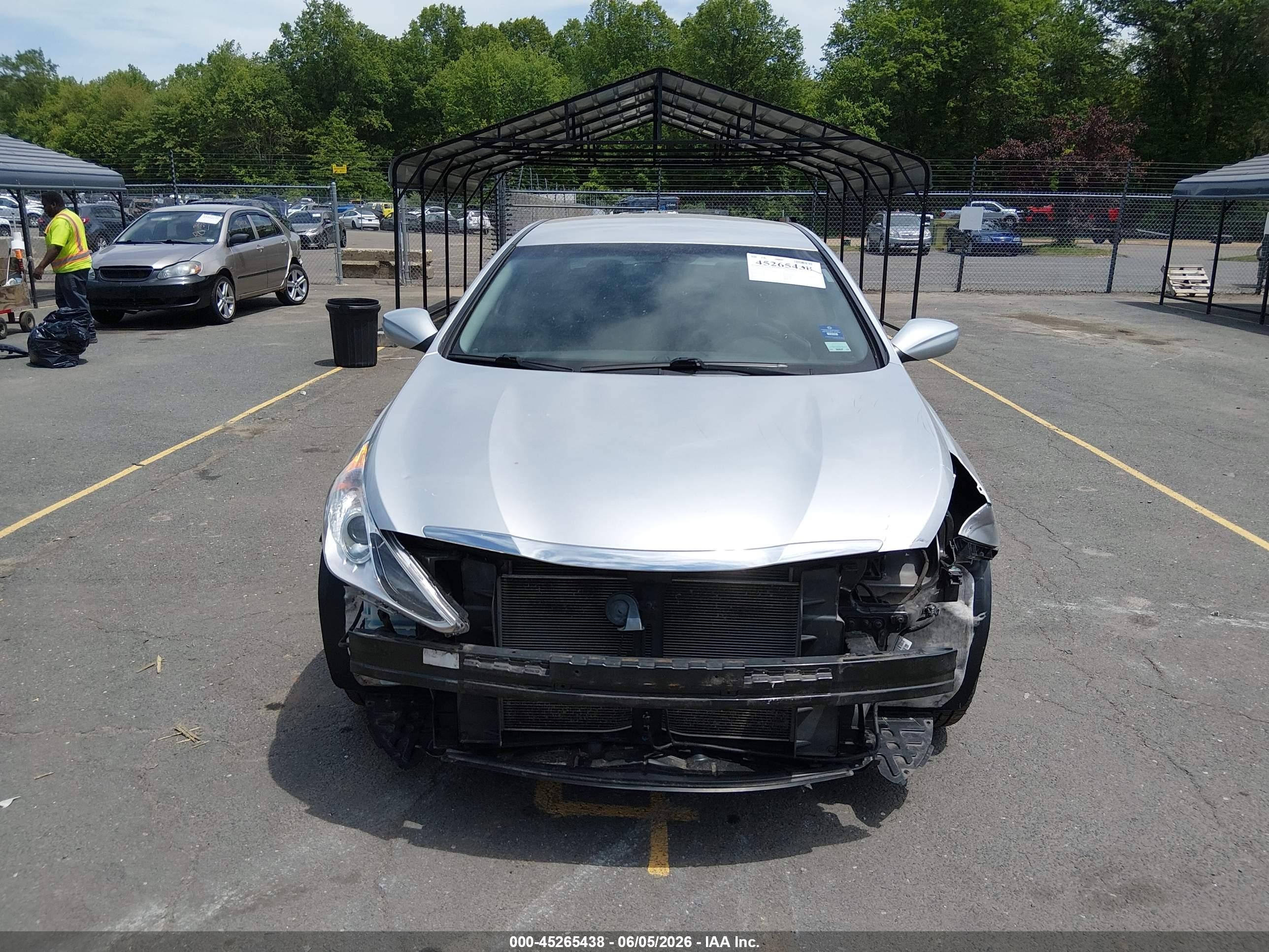 2013 Hyundai Sonata Gls Silver vin: 5NPEB4AC6DH768252