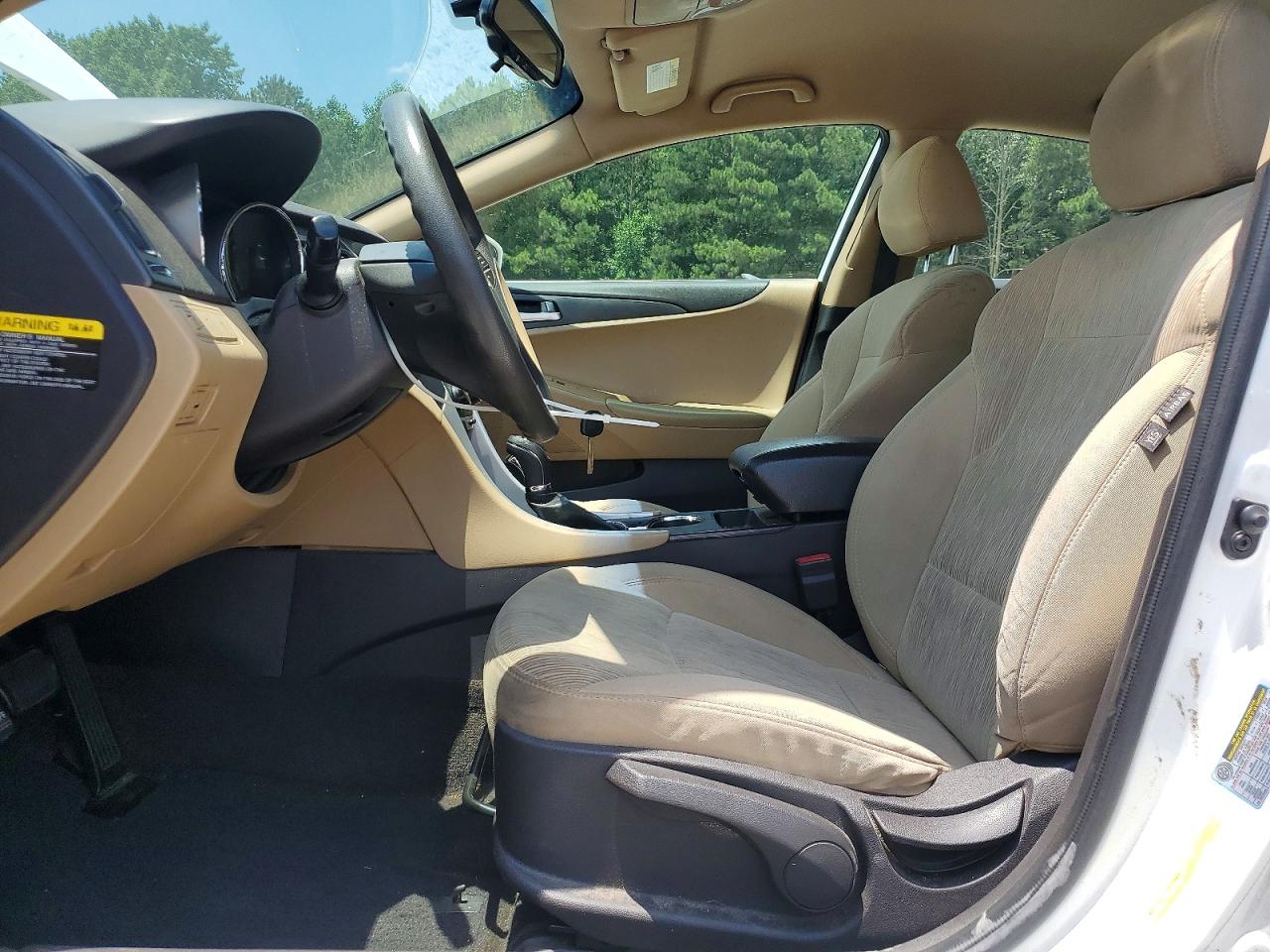 2013 Hyundai Sonata Gls White vin: 5NPEB4AC6DH768655