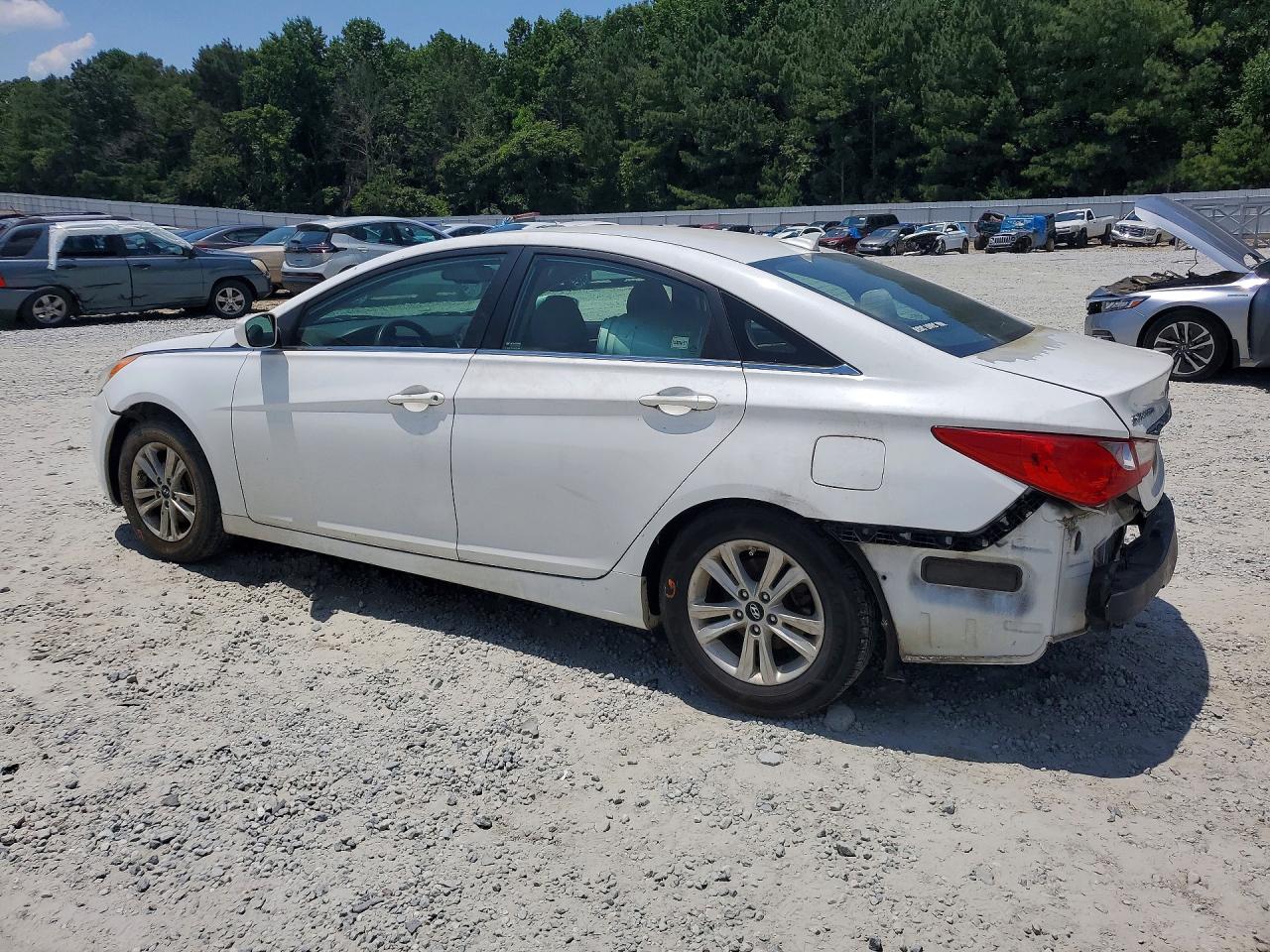 2013 Hyundai Sonata Gls White vin: 5NPEB4AC6DH768655