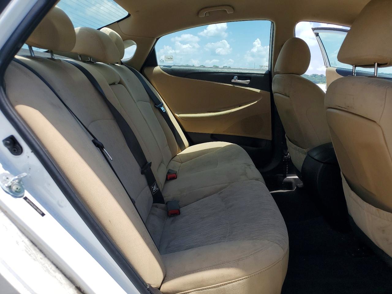 2013 Hyundai Sonata Gls White vin: 5NPEB4AC6DH768655