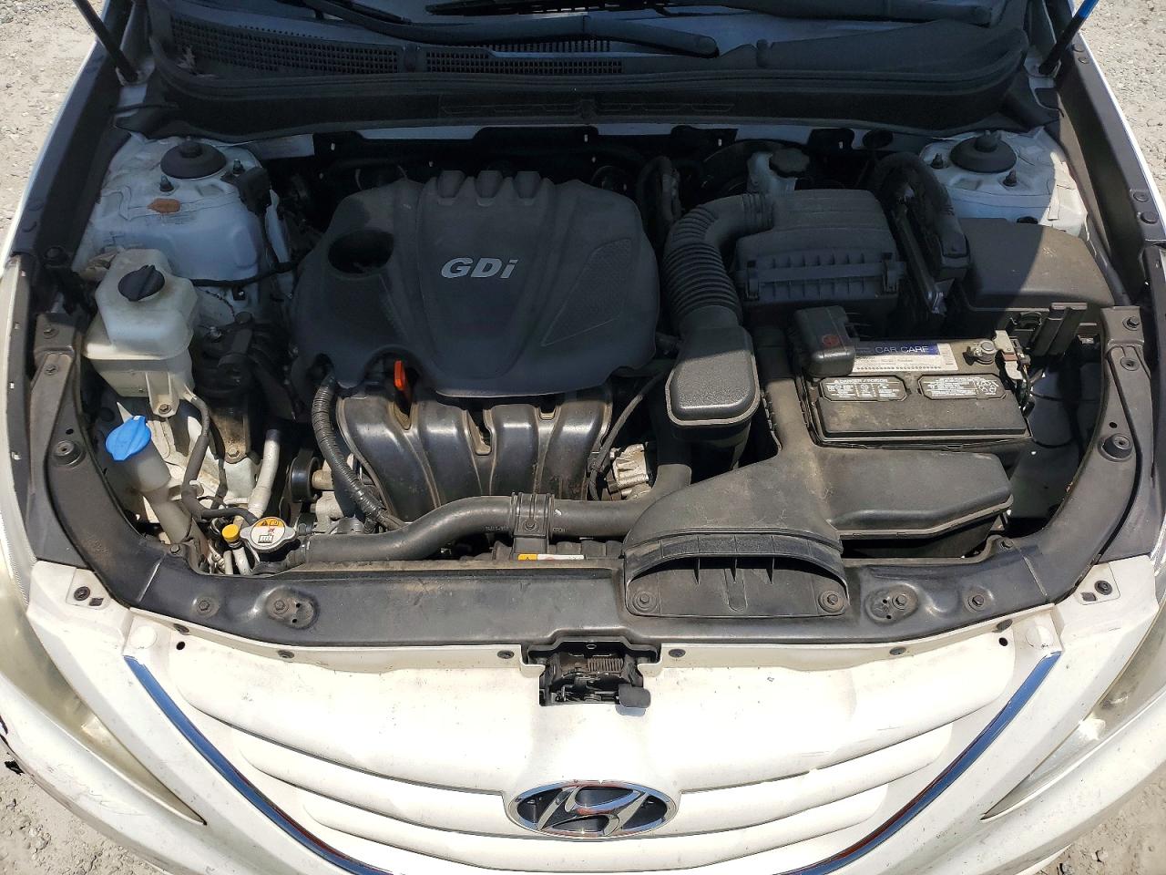 2013 Hyundai Sonata Gls White vin: 5NPEB4AC6DH768655