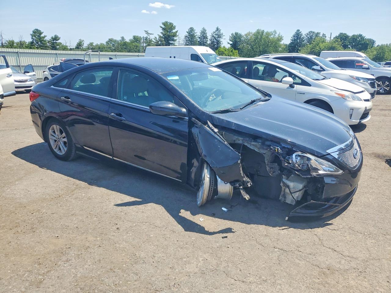 2013 Hyundai Sonata Gls Black vin: 5NPEB4AC6DH778523