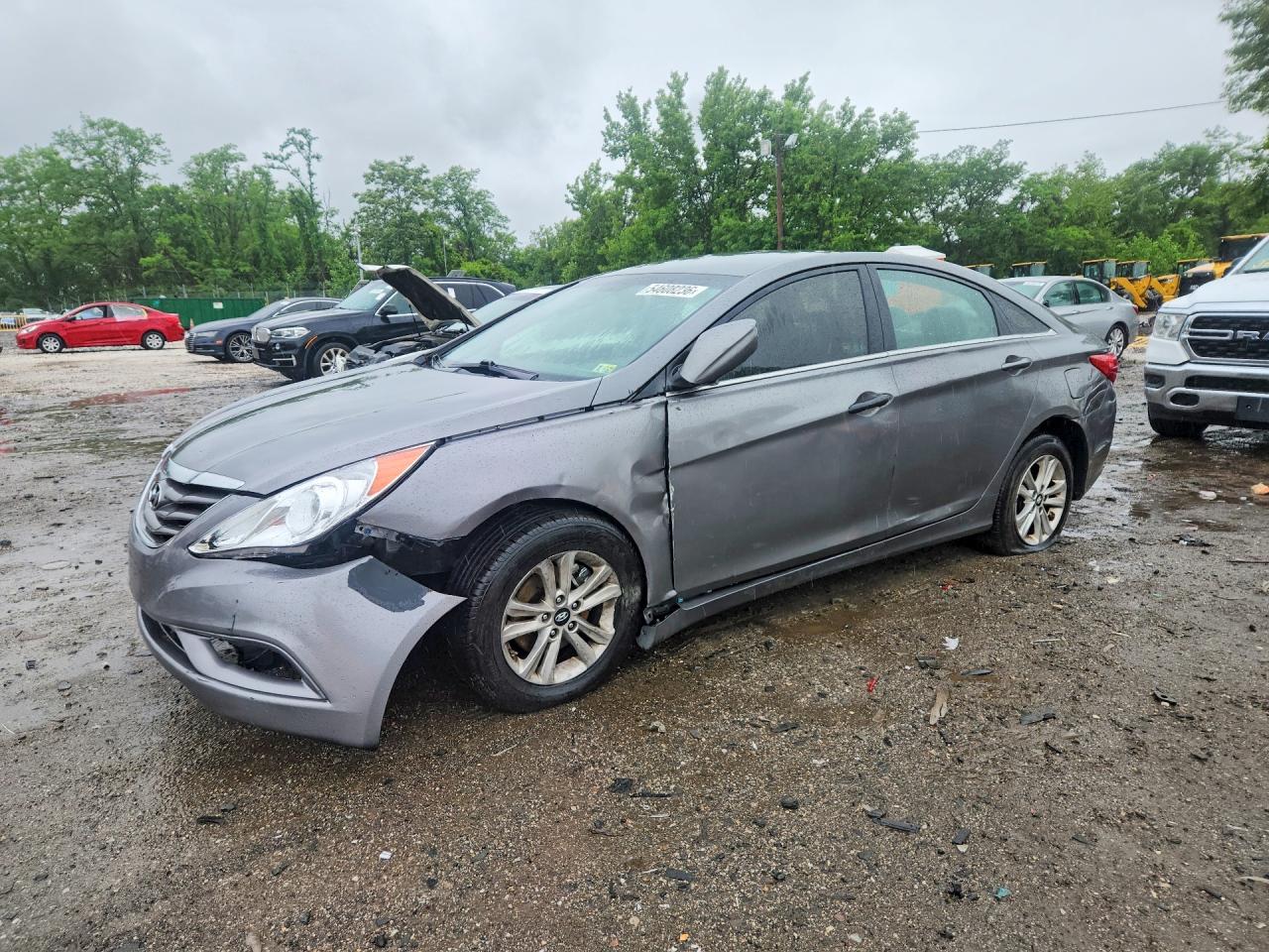 2013 Hyundai Sonata Gls Silver vin: 5NPEB4AC6DH781129