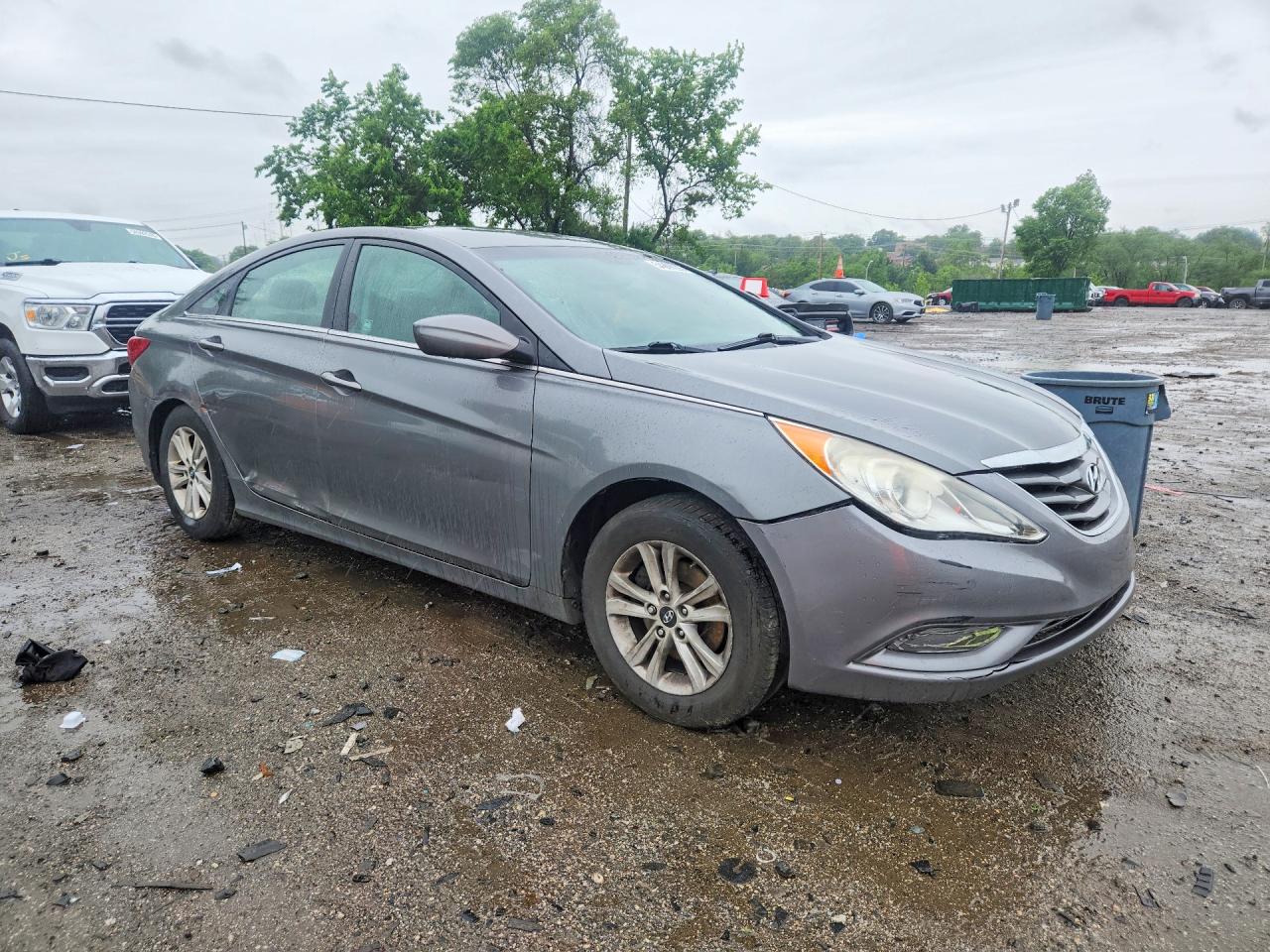 2013 Hyundai Sonata Gls Silver vin: 5NPEB4AC6DH781129