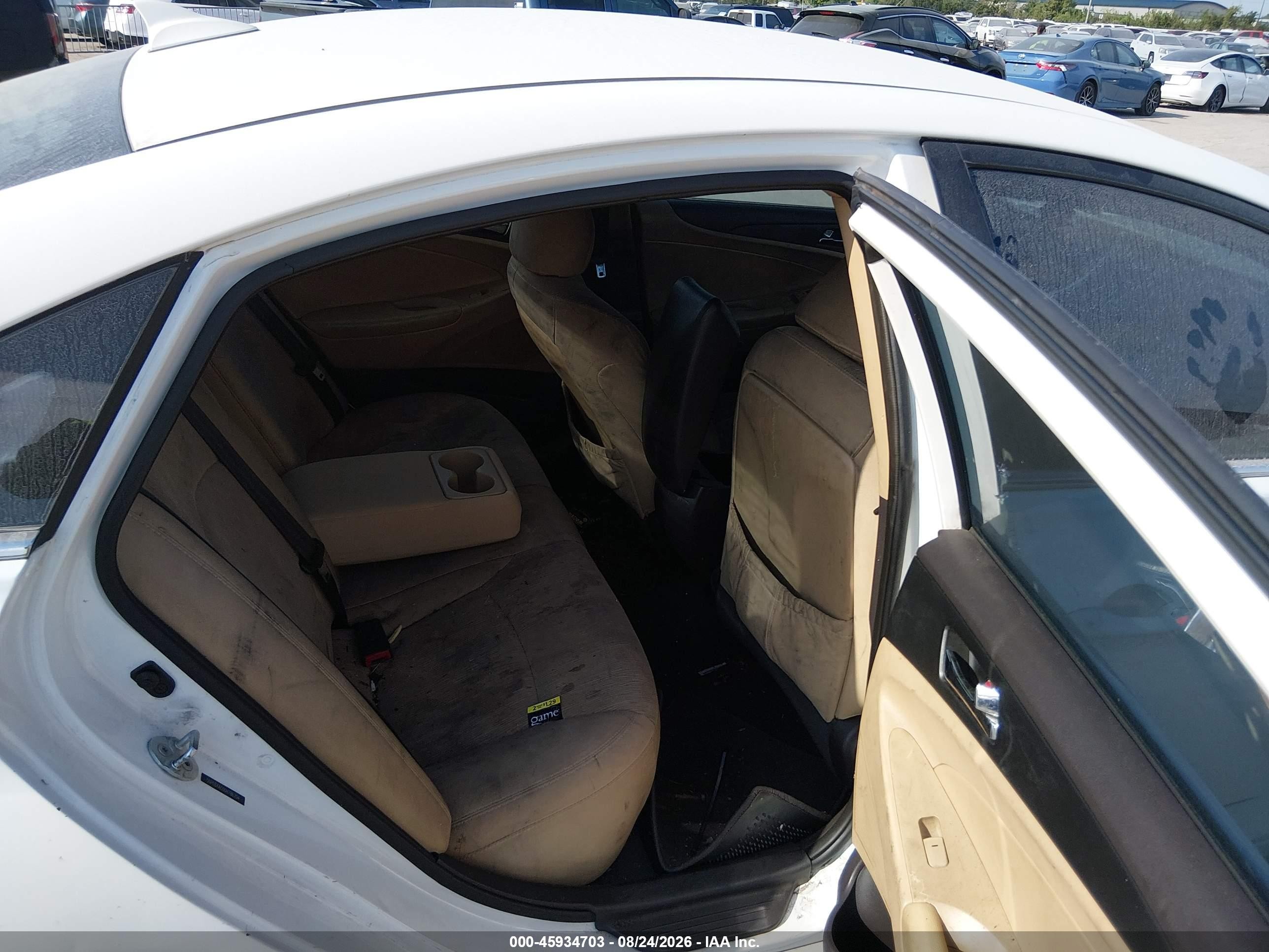 2013 Hyundai Sonata Gls White vin: 5NPEB4AC6DH786704