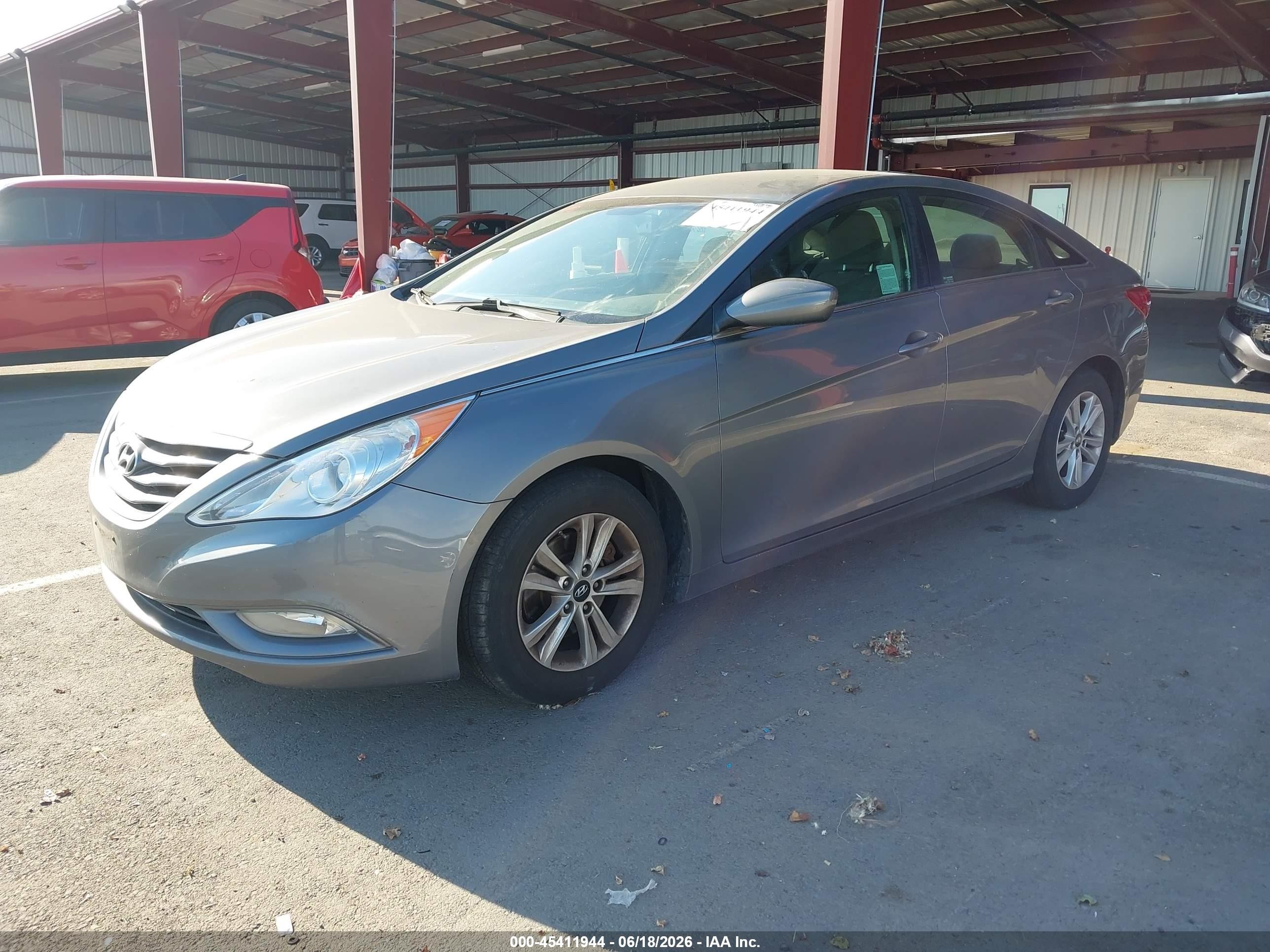 2013 Hyundai Sonata Gls Gray vin: 5NPEB4AC6DH787822