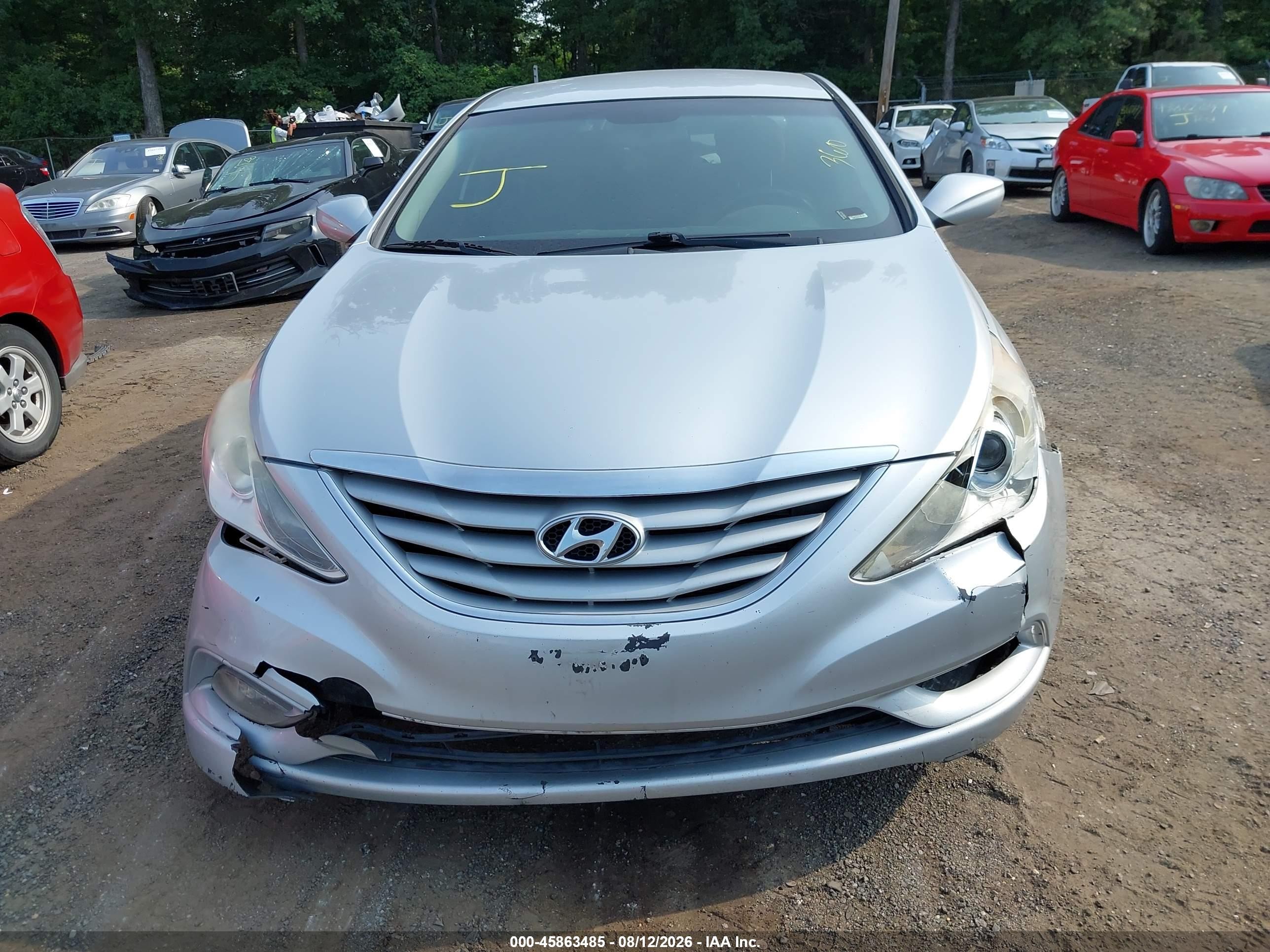 2013 Hyundai Sonata Gls Silver vin: 5NPEB4AC6DH797668