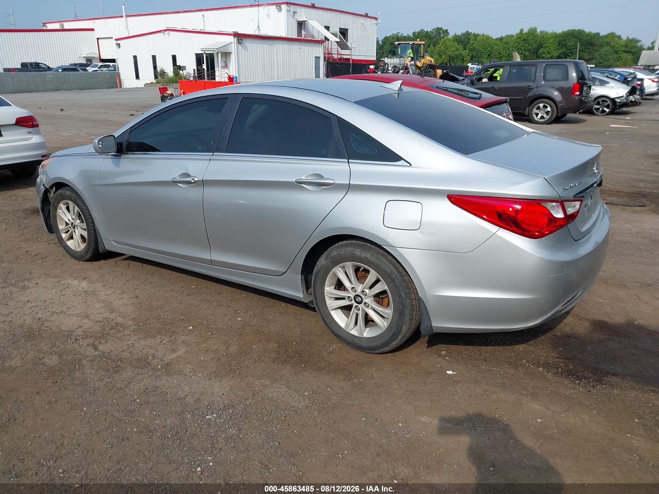 2013 Hyundai Sonata Gls Silver vin: 5NPEB4AC6DH797668