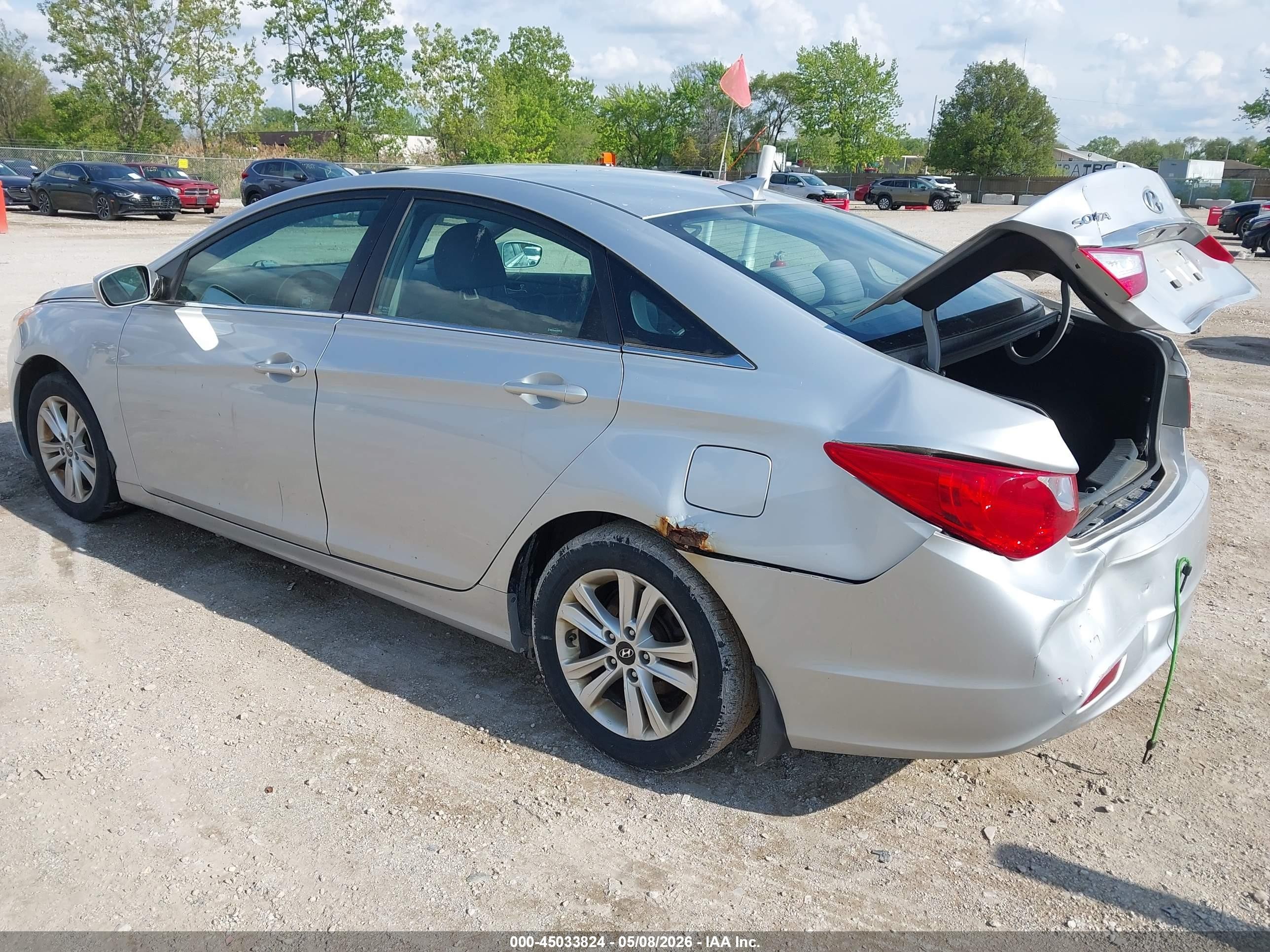 2013 Hyundai Sonata Gls Silver vin: 5NPEB4AC6DH798657