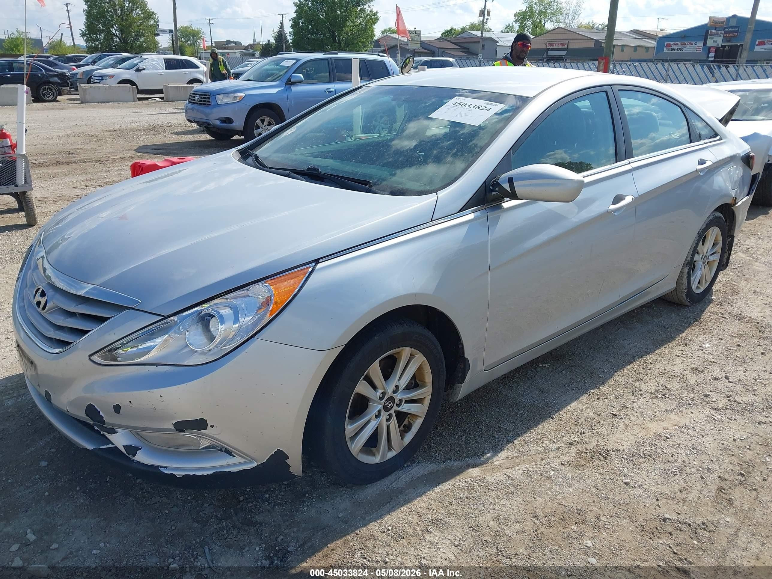 2013 Hyundai Sonata Gls Silver vin: 5NPEB4AC6DH798657