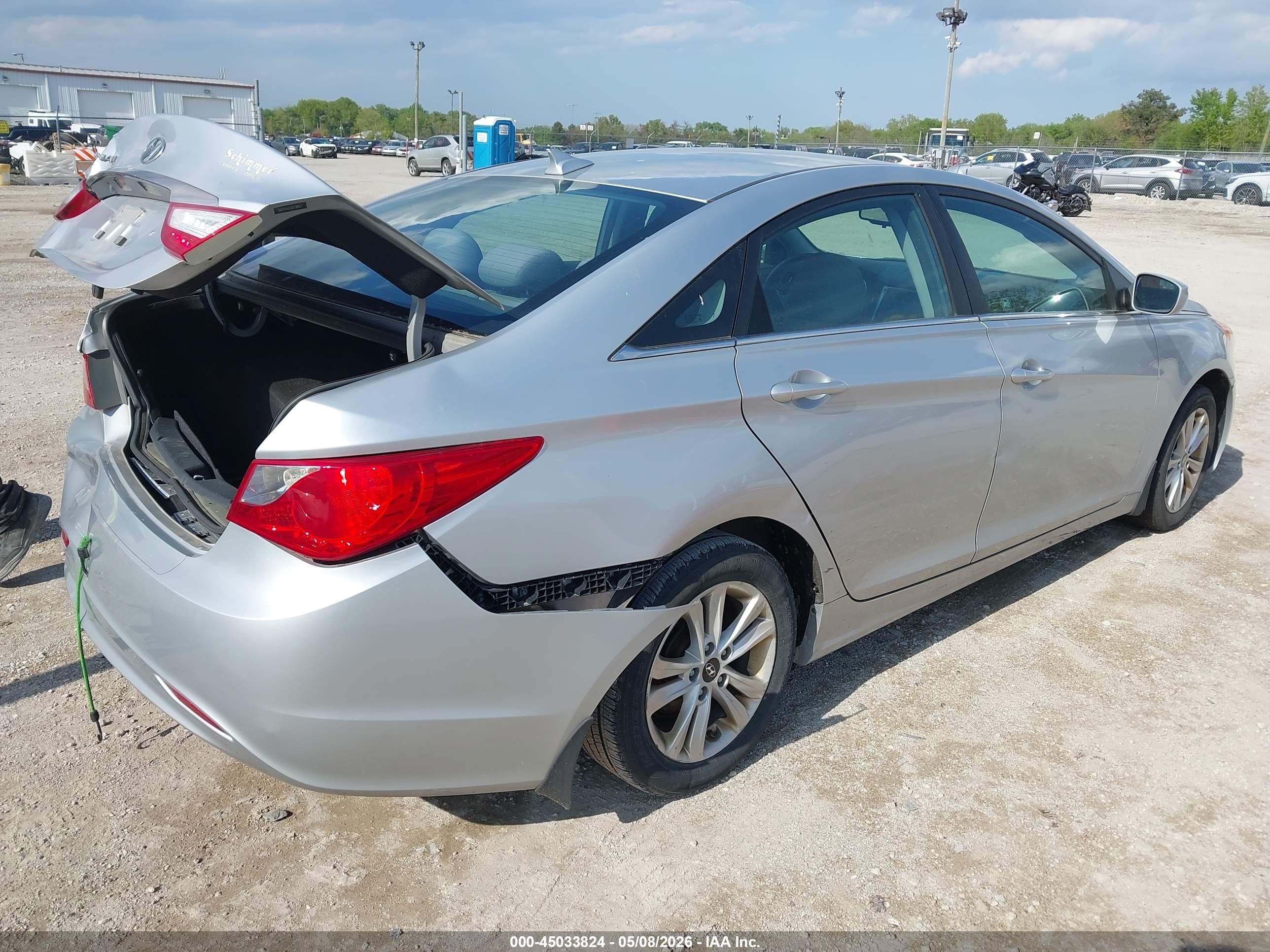 2013 Hyundai Sonata Gls Silver vin: 5NPEB4AC6DH798657