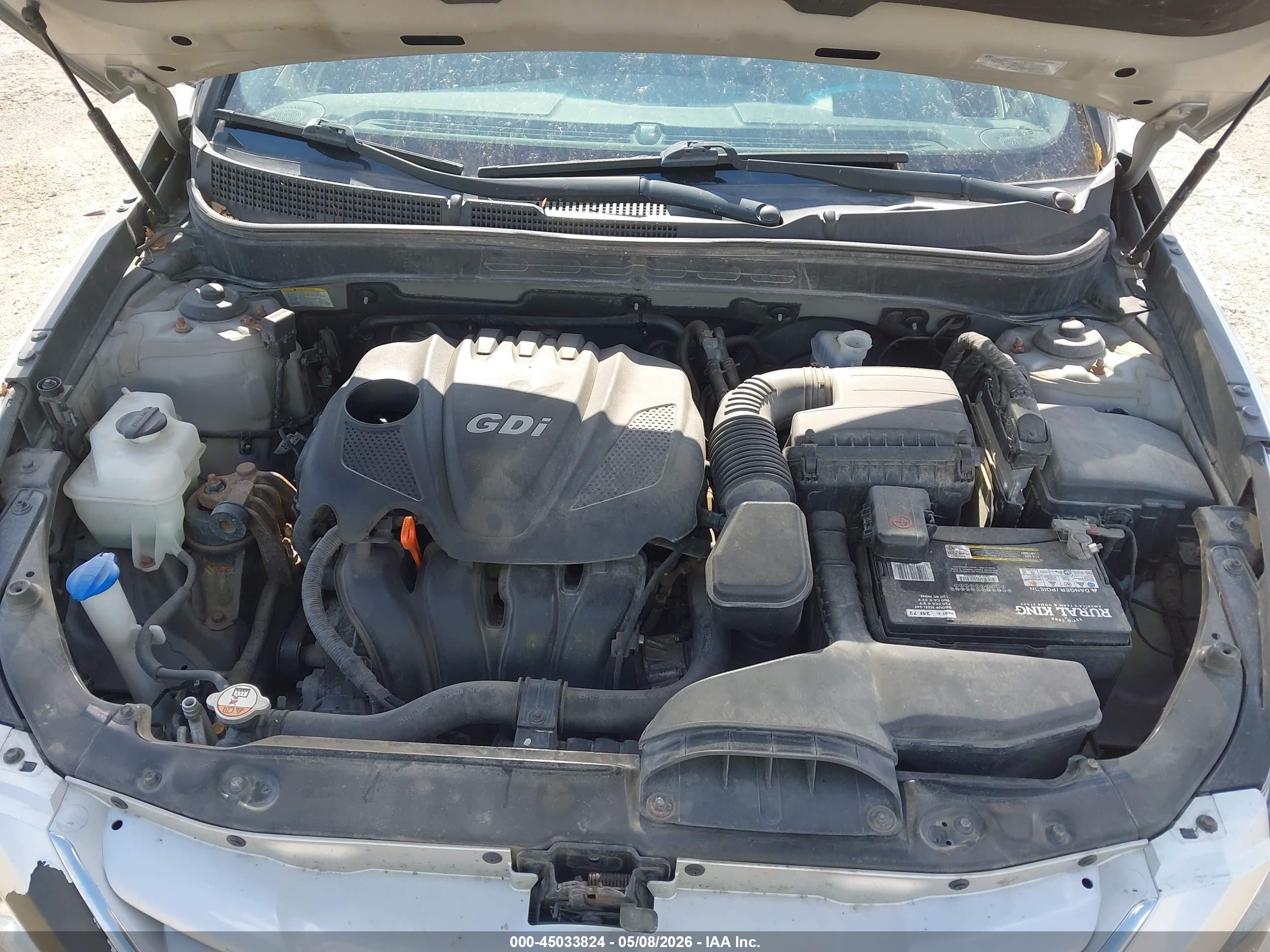 2013 Hyundai Sonata Gls Silver vin: 5NPEB4AC6DH798657