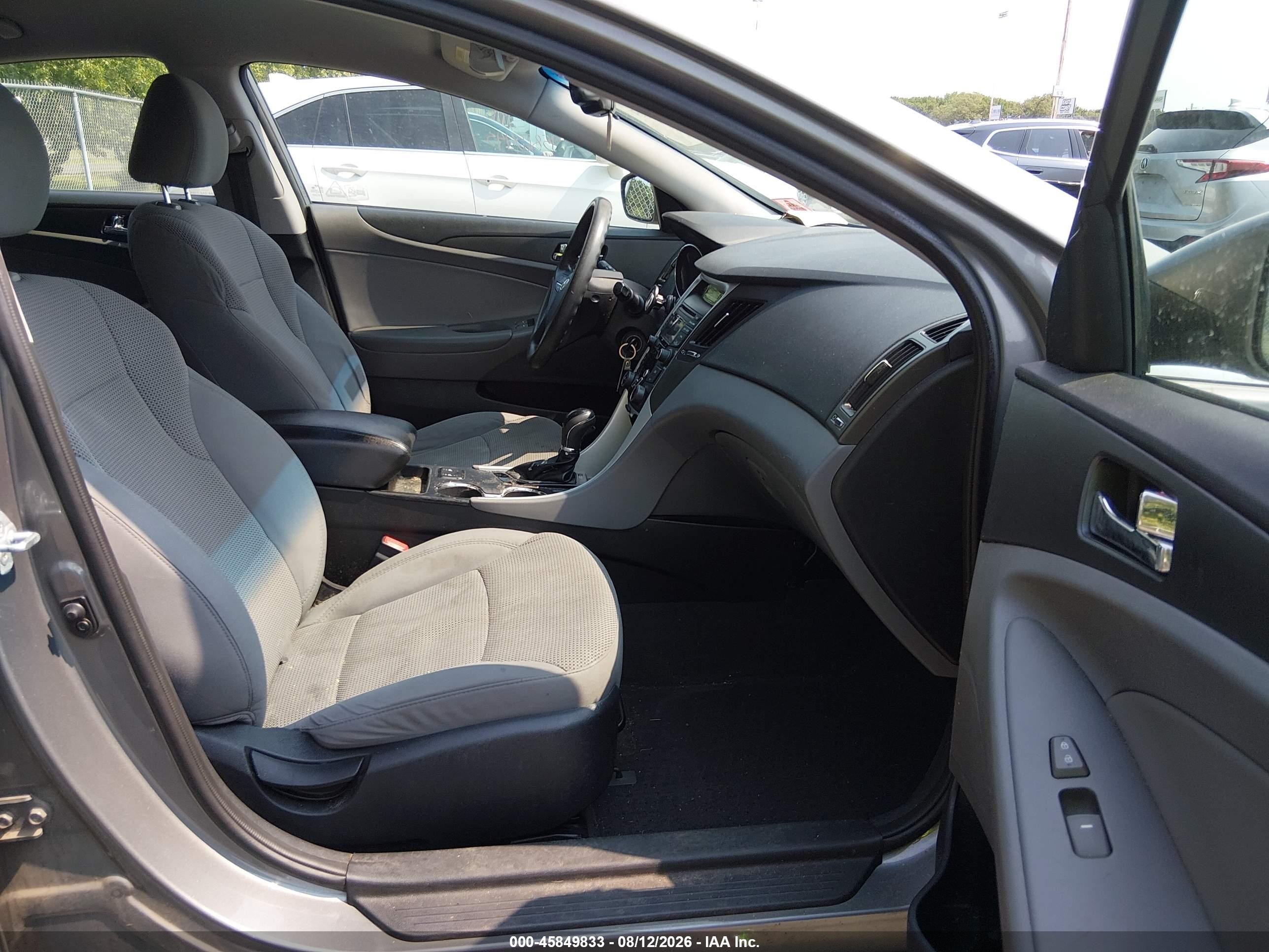 2013 Hyundai Sonata Gls Gray vin: 5NPEB4AC6DH800889