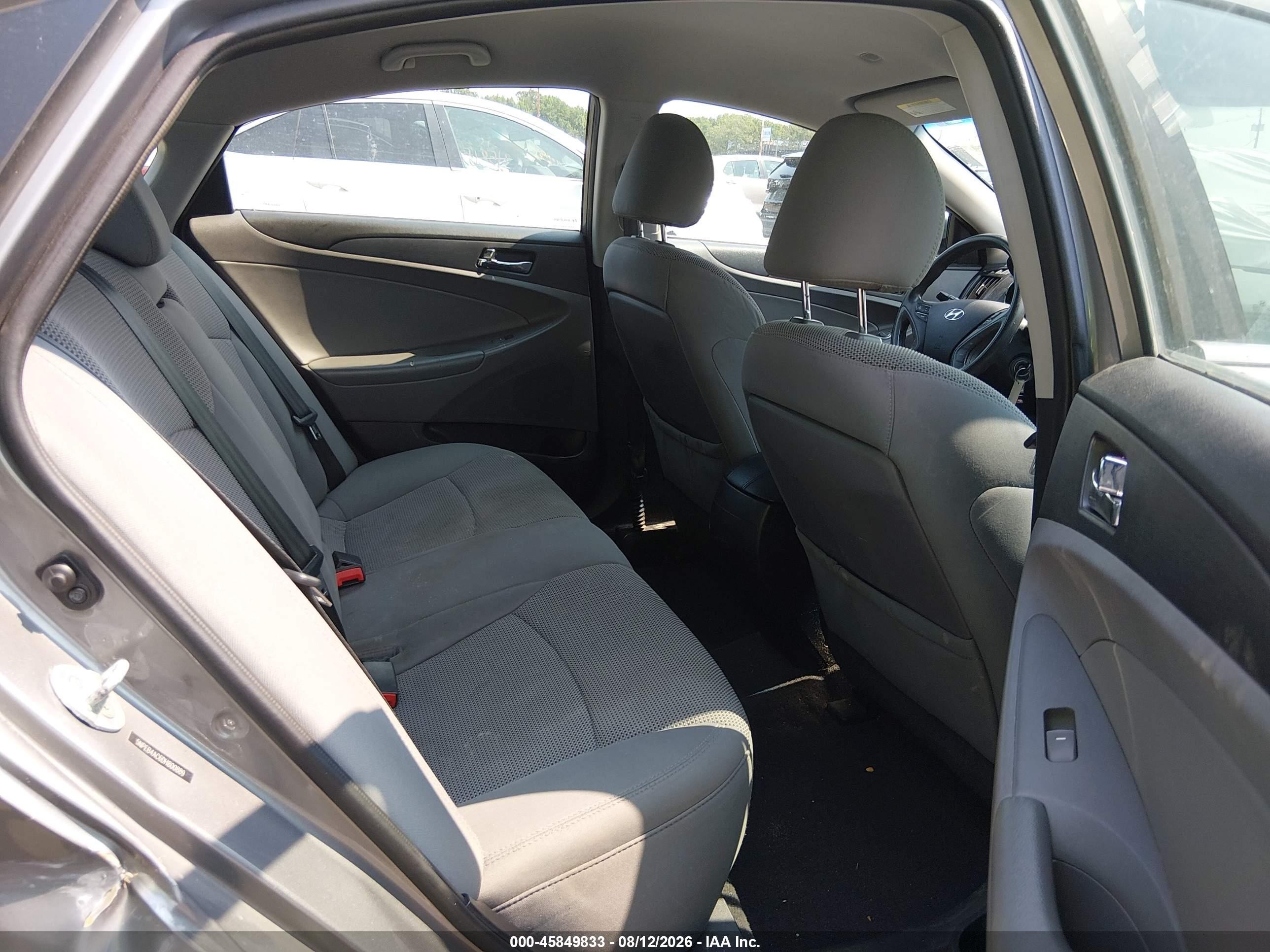 2013 Hyundai Sonata Gls Gray vin: 5NPEB4AC6DH800889