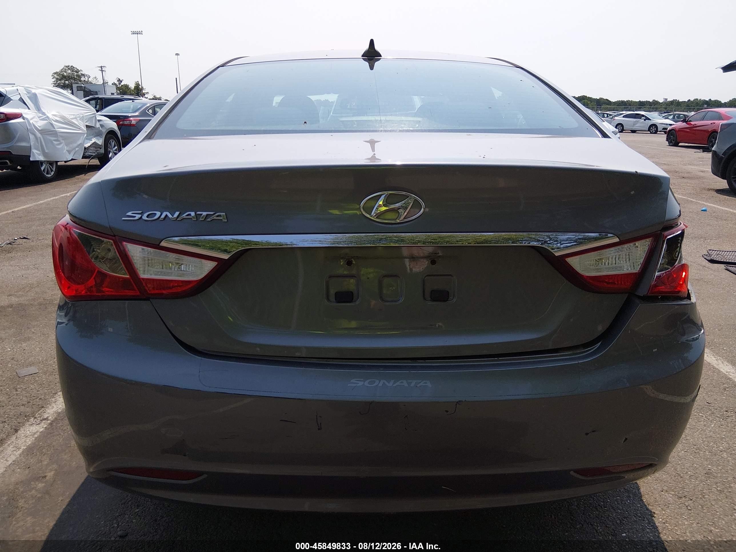 2013 Hyundai Sonata Gls Gray vin: 5NPEB4AC6DH800889