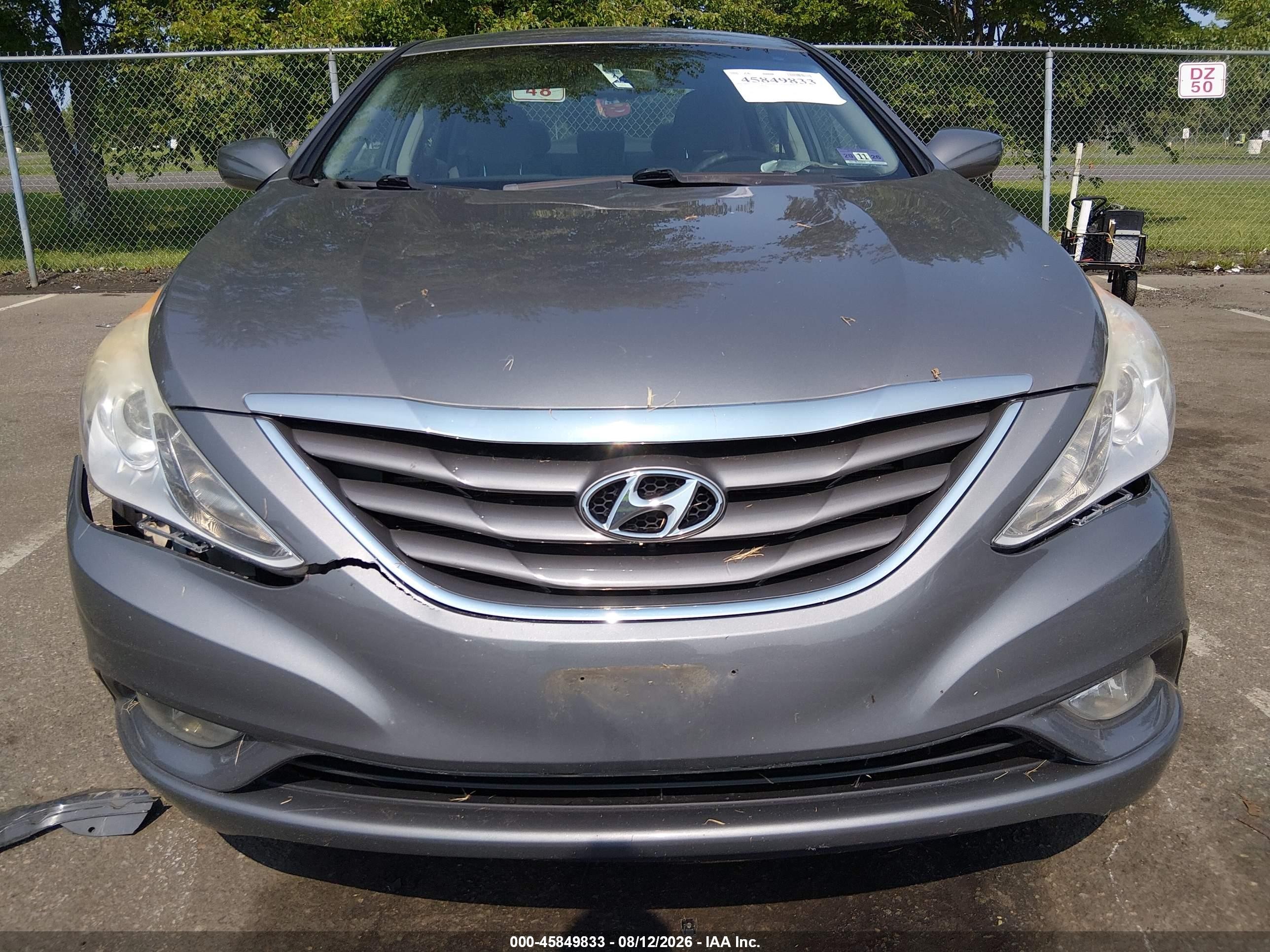 2013 Hyundai Sonata Gls Gray vin: 5NPEB4AC6DH800889