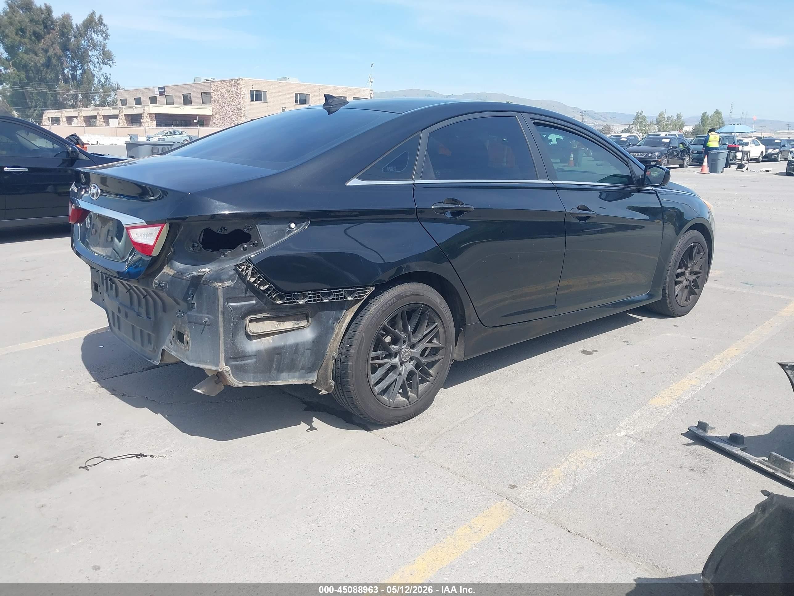 2014 Hyundai Sonata Gls Black vin: 5NPEB4AC6EH811490