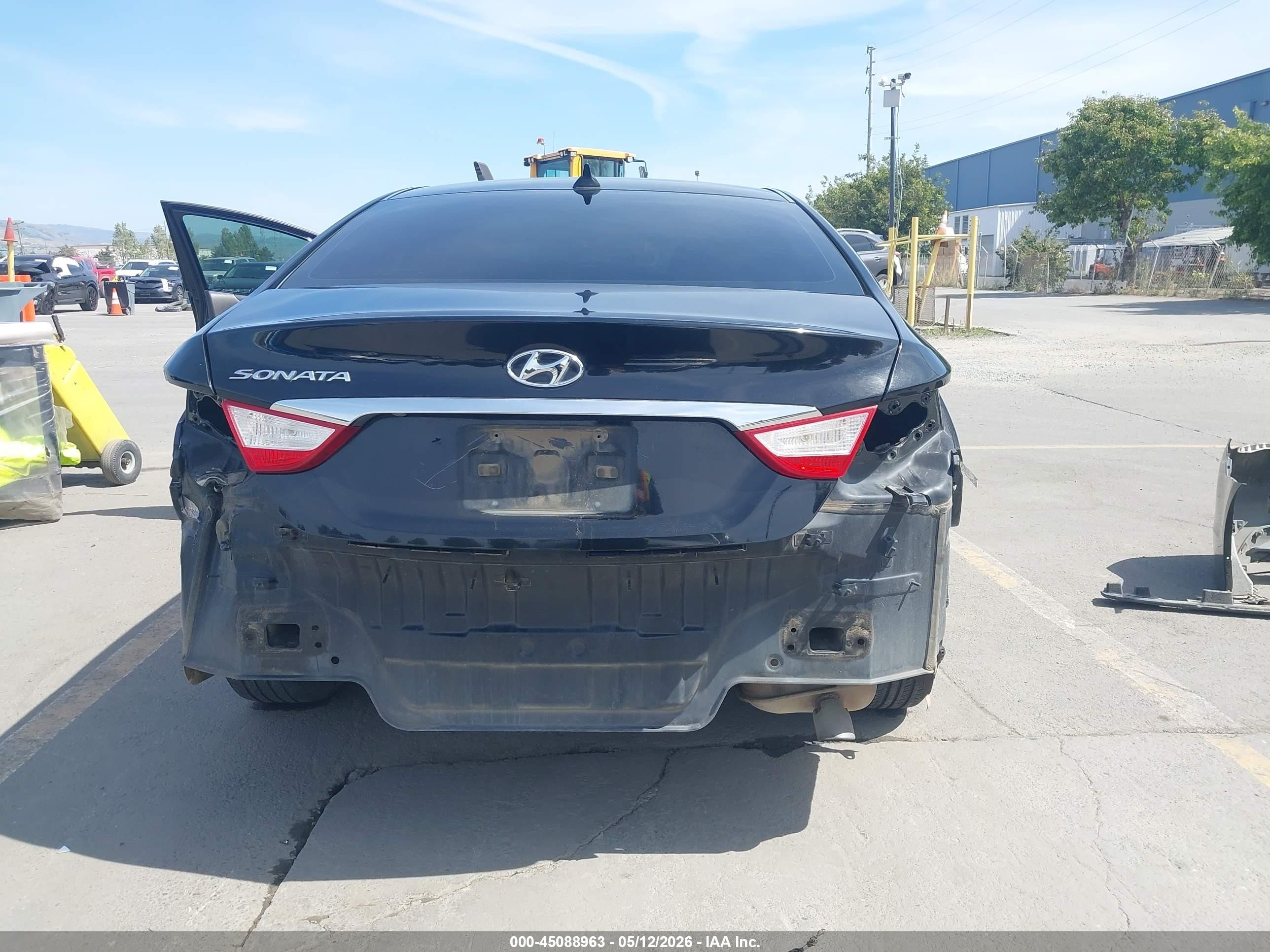 2014 Hyundai Sonata Gls Black vin: 5NPEB4AC6EH811490