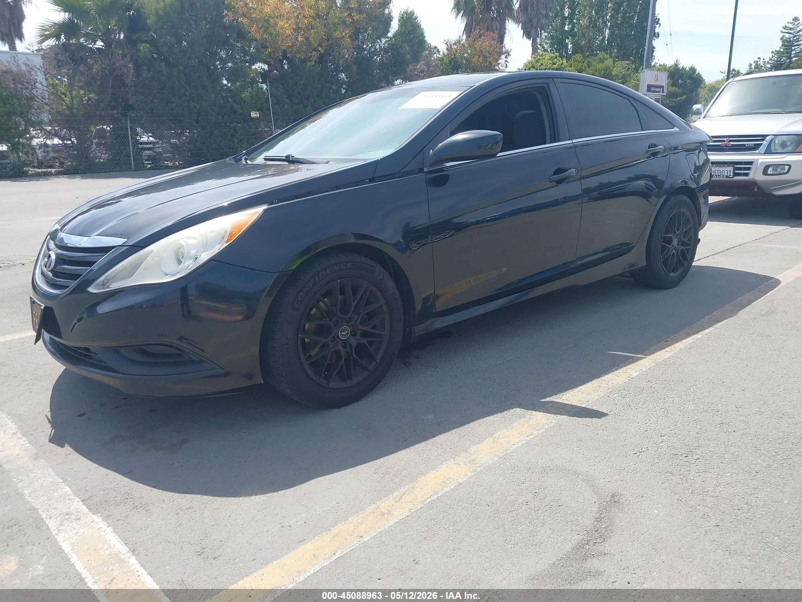 2014 Hyundai Sonata Gls Black vin: 5NPEB4AC6EH811490