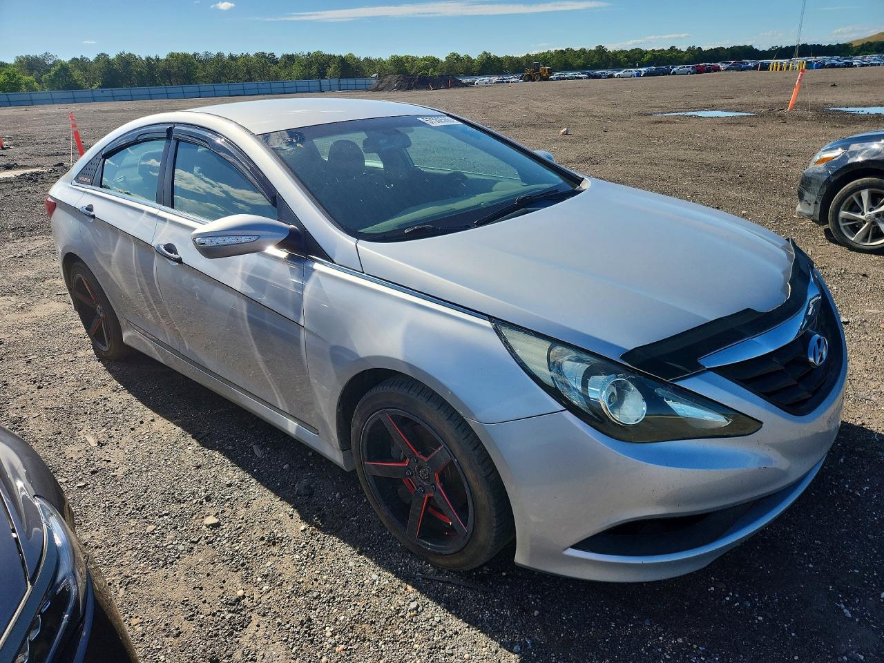 2014 Hyundai Sonata Gls Silver vin: 5NPEB4AC6EH820531