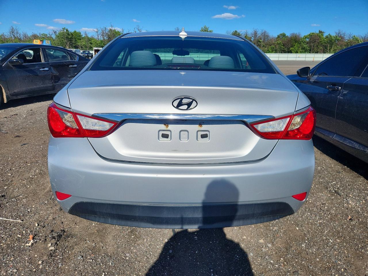 2014 Hyundai Sonata Gls Silver vin: 5NPEB4AC6EH820531