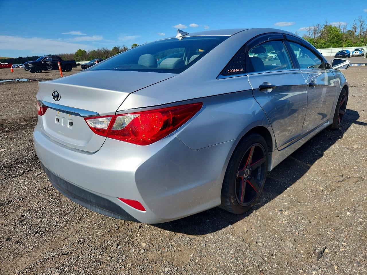 2014 Hyundai Sonata Gls Silver vin: 5NPEB4AC6EH820531