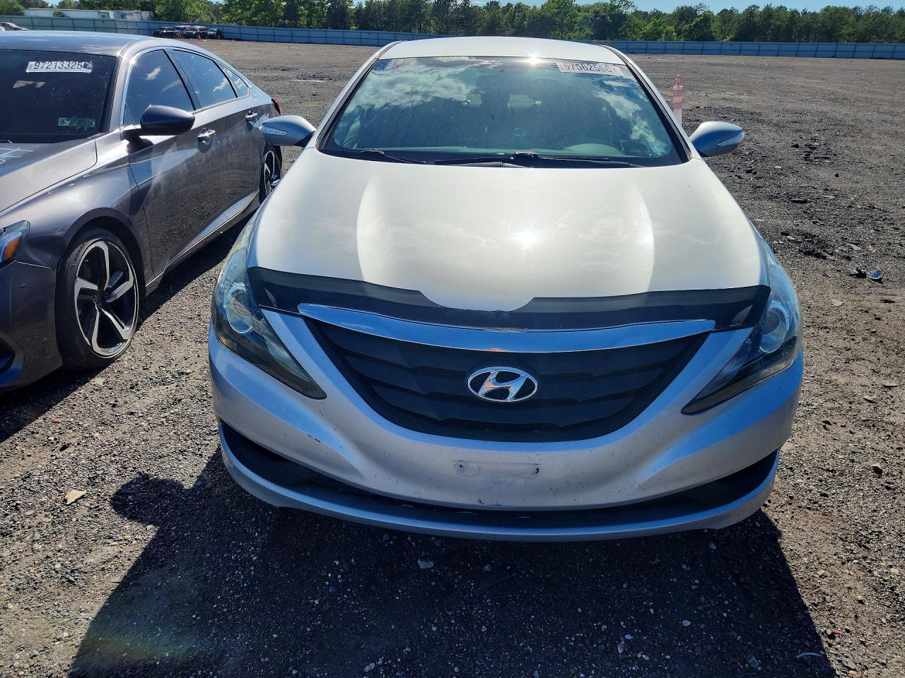 2014 Hyundai Sonata Gls Silver vin: 5NPEB4AC6EH820531