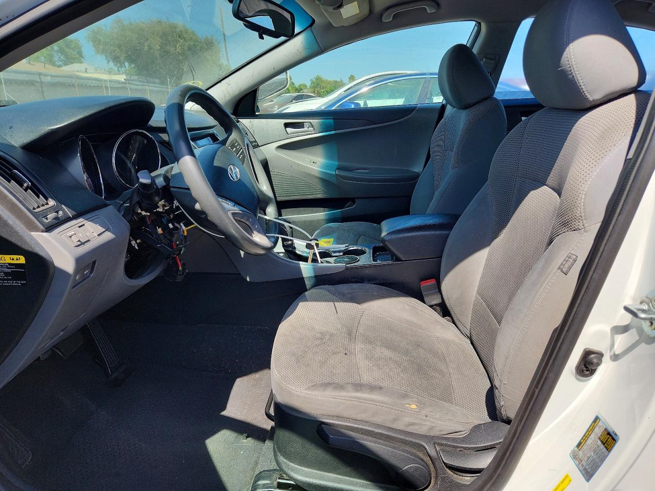 2014 Hyundai Sonata Gls White vin: 5NPEB4AC6EH822330