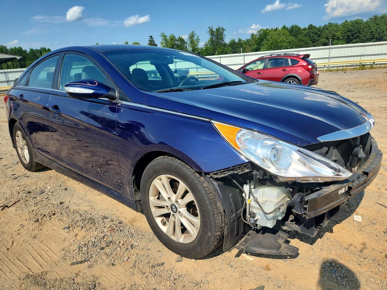 2014 Hyundai Sonata Gls Blue vin: 5NPEB4AC6EH825650