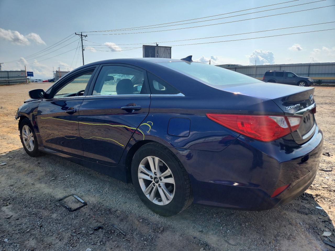 2014 Hyundai Sonata Gls Blue vin: 5NPEB4AC6EH825650