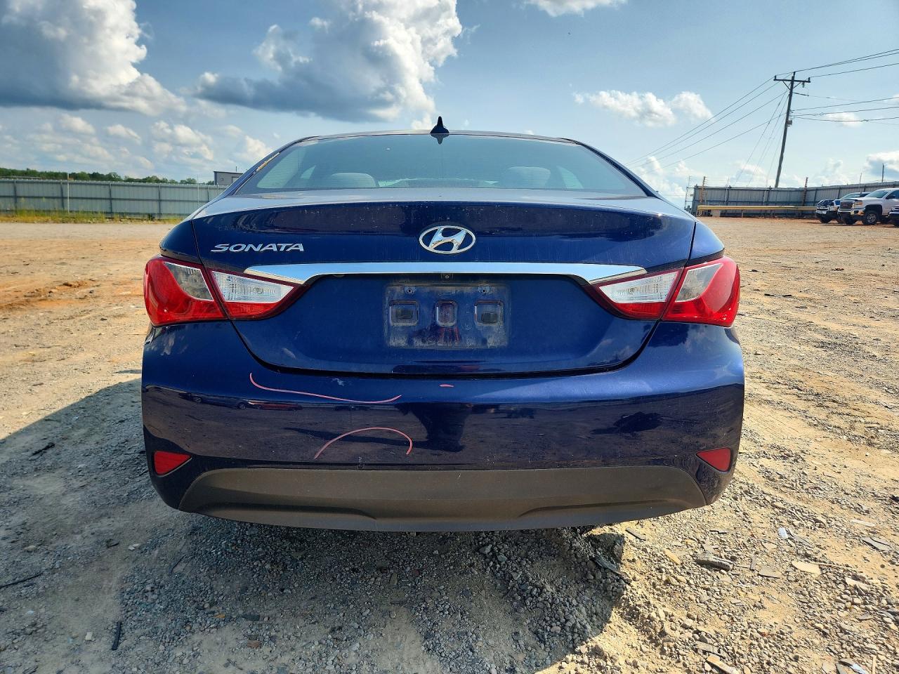 2014 Hyundai Sonata Gls Blue vin: 5NPEB4AC6EH825650