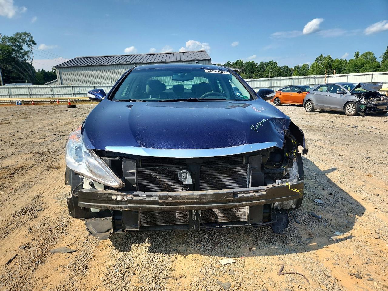 2014 Hyundai Sonata Gls Blue vin: 5NPEB4AC6EH825650
